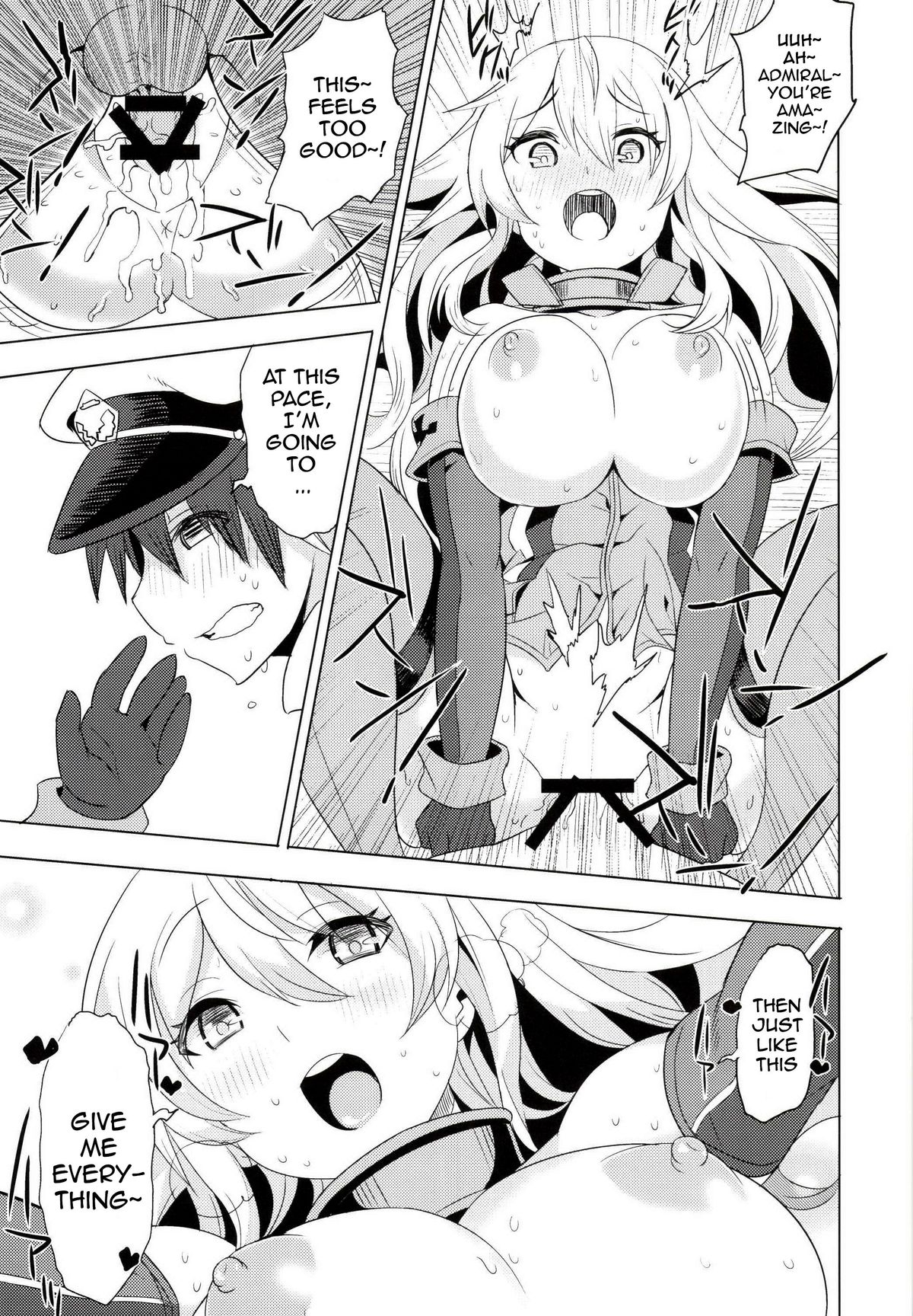 [Sweet Avenue (Kaduchi, Omegane, Takasaka Donten)] SEX UND BISMARCK (Kantai Collection -KanColle-) [English] {doujin-moe.us} [Digital] page 24 full