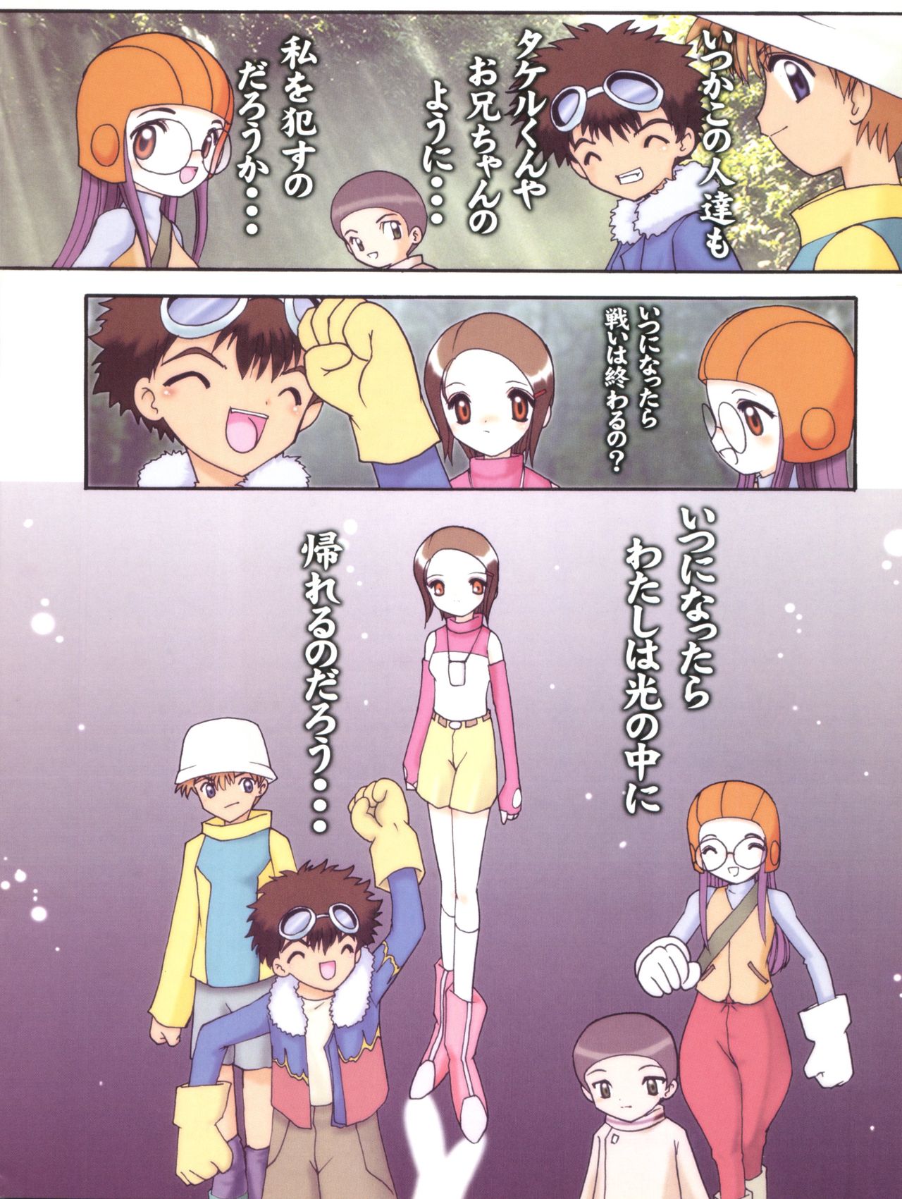 (C59) [Minor's Escort (Kazasuzu)] Hikari-chan to Issho (Digimon Adventure, Digimon Adventure 02) page 10 full