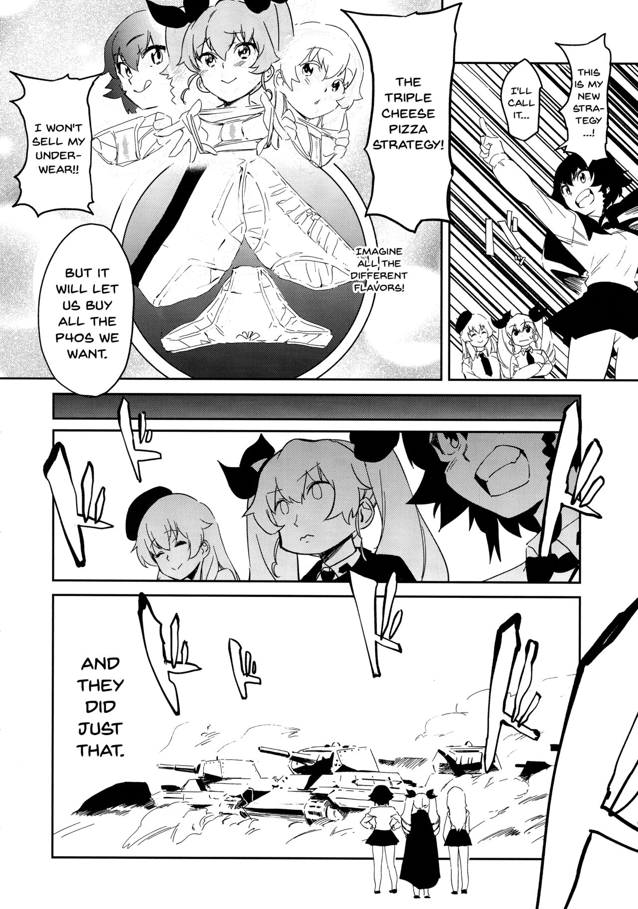 (COMIC1☆13) [Camrism (Kito Sakeru)] Anchovy Nee-san no Bouillon Panty Sakusen-ssu! (Girls und Panzer) [English] [Doujins.com] page 22 full