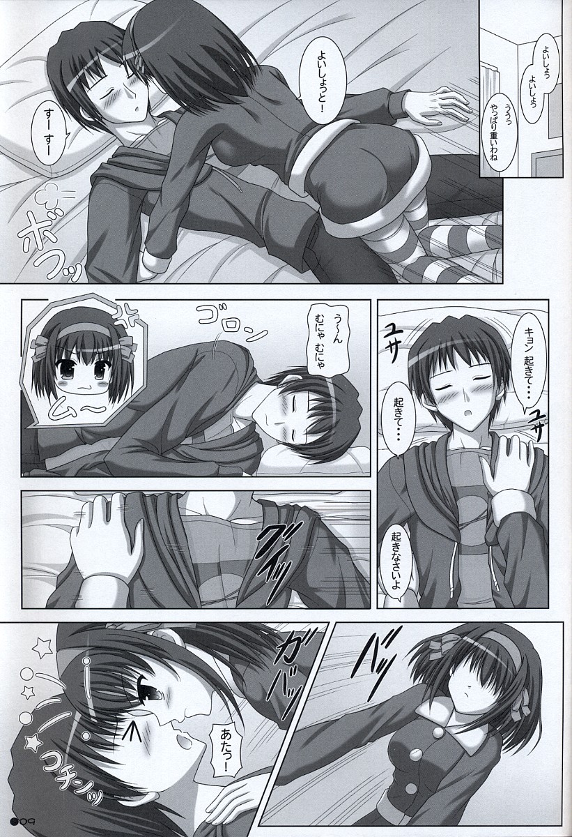 (C73) [Turning Point (Uehiro)] Harukyon no Ecchi Hon 6 (The Melancholy of Haruhi Suzumiya) page 8 full