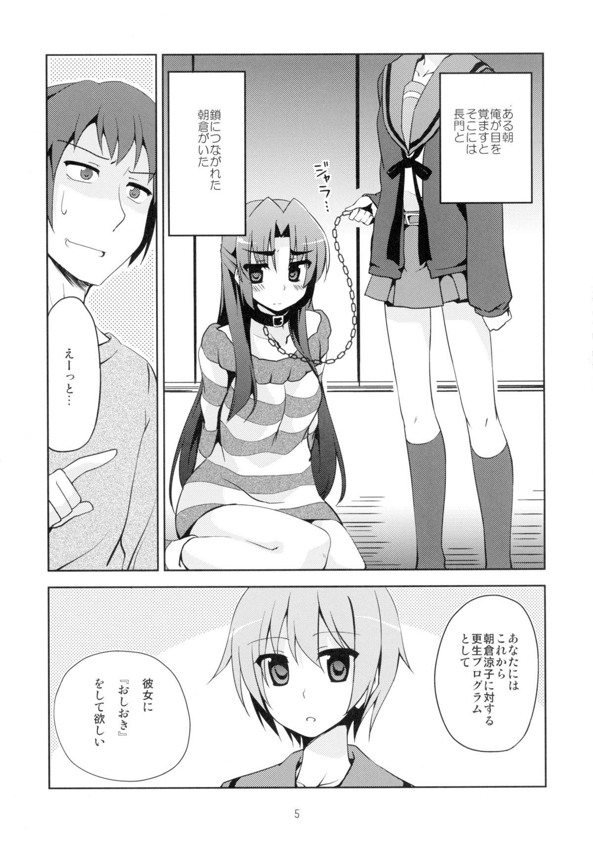 (C79) [Piñata Party (Nagami Yuu)] CRIMINAL TFEI (The Melancholy of Haruhi Suzumiya) page 5 full