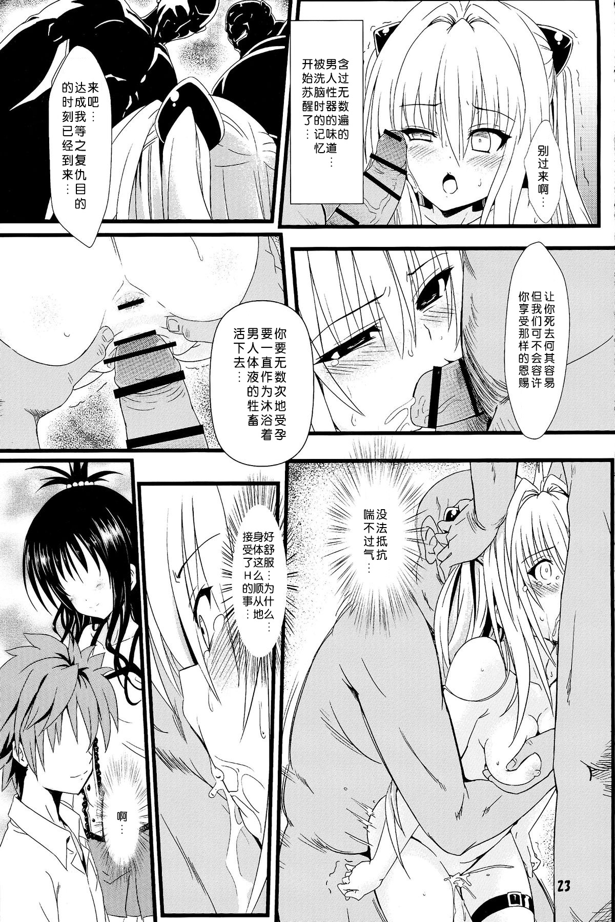 (C83) [Kaminari-neko (Eitarou)] Yami no Yami. (To LOVE-Ru) [Chinese] [天魔的黑兔个人汉化] page 23 full