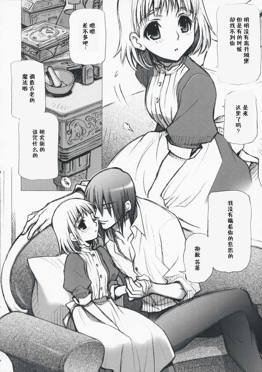 (C69) [BAD SHEEP (Shimokitazawa Suzunari)] HONEY SAIDS (Howl's Moving Castle)[Chinese] [莉赛特汉化组] page 9 full