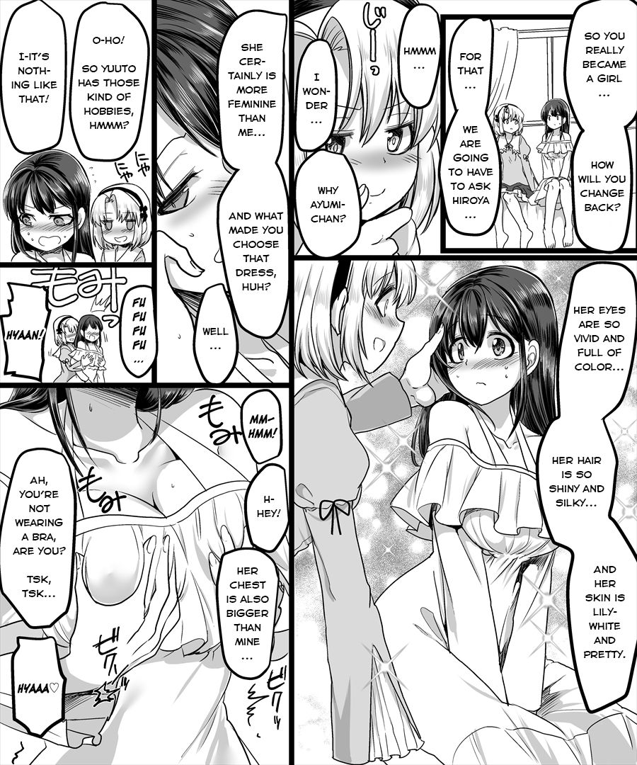 [TSF Mousou Chikusekijo (Minaduki Nanana, Kouji)] Yuutai no Mahoujin ~Anoko ni Hyoui Shite Kanojo to XXX~  [English] - Version 2 page 22 full
