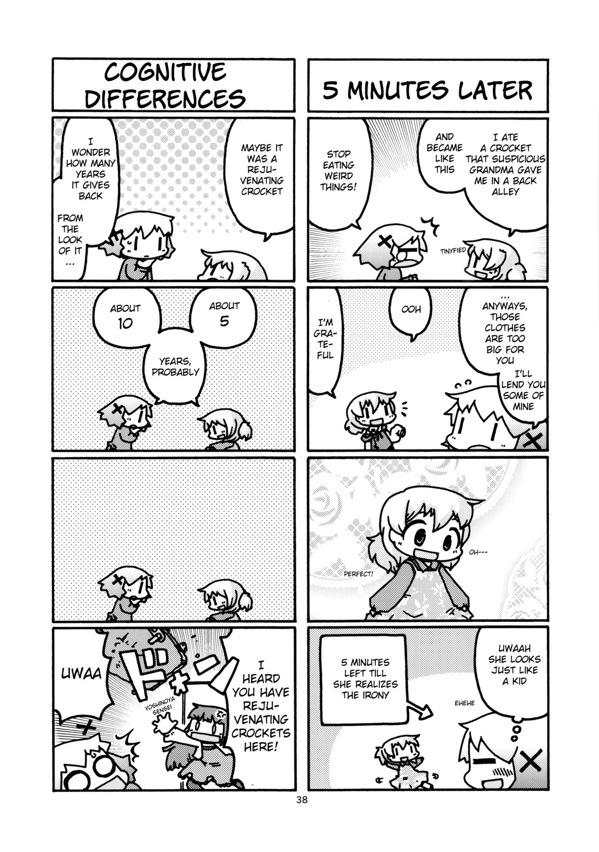 (C86) [GADGET (A-10)] Futanari Sketch (Hidamari Sketch) [English] [potocat] page 36 full