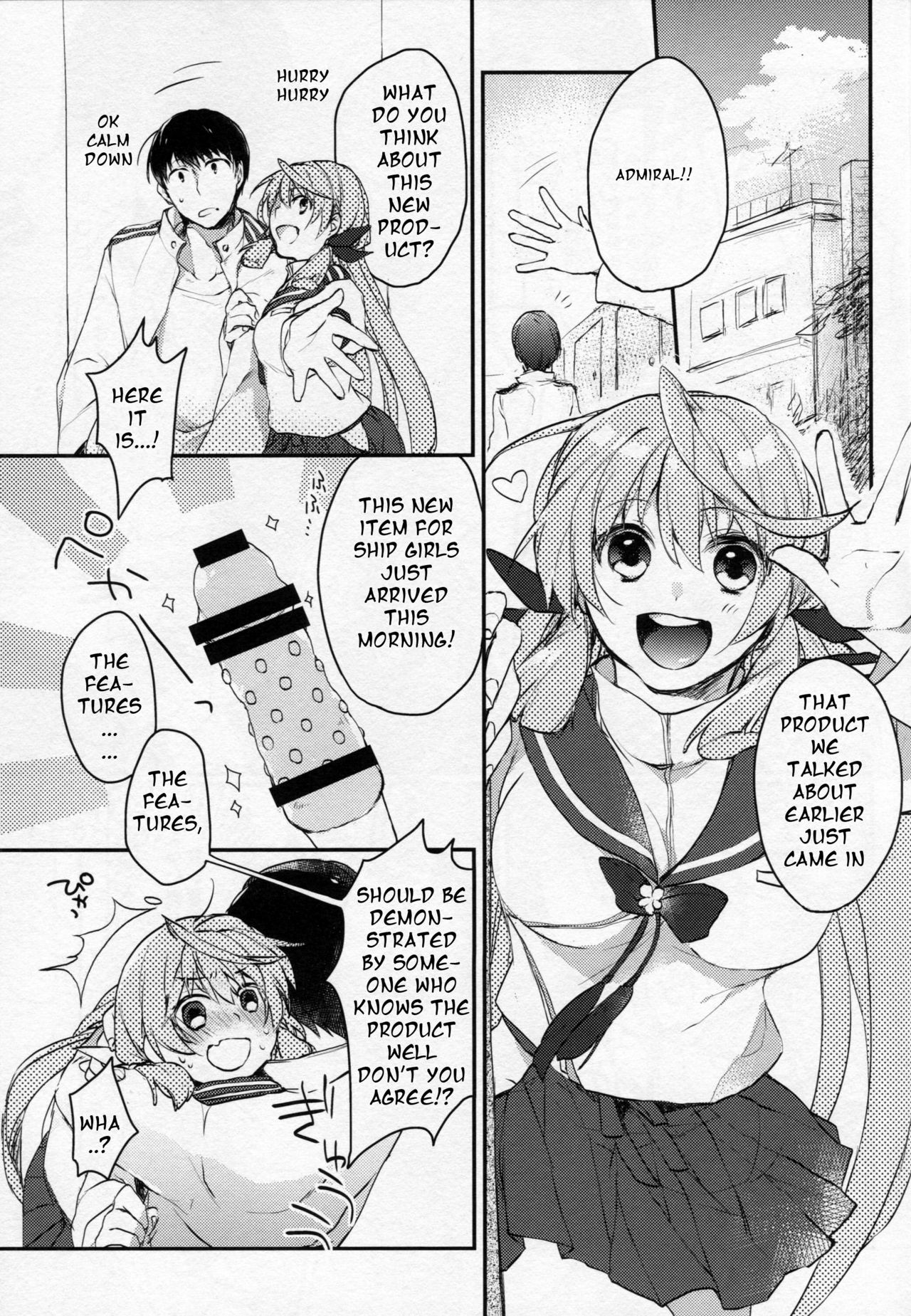 (C88) [nature. (Hazuki)] Kanbanmusume-san wa Haikakin Teitoku ga Osuki? (Kantai Collection -KanColle-) [English] [dvinrtribution] page 3 full