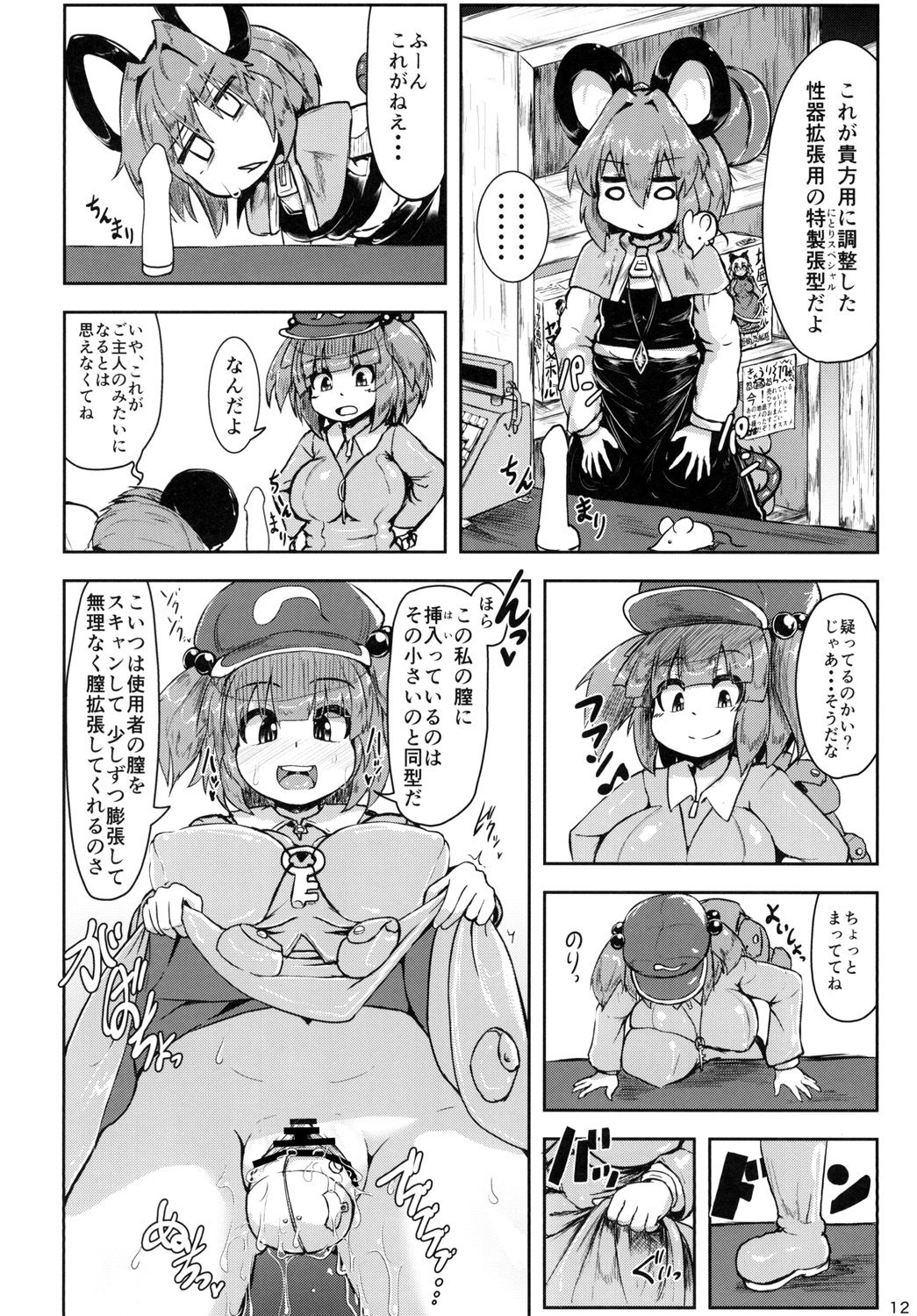 [Cheese Company (Peso)] Nazrin ga Goshujin no Tame ni Himitsu no Tokkun o Suru Hanashi (Touhou Project) [Digital] page 11 full