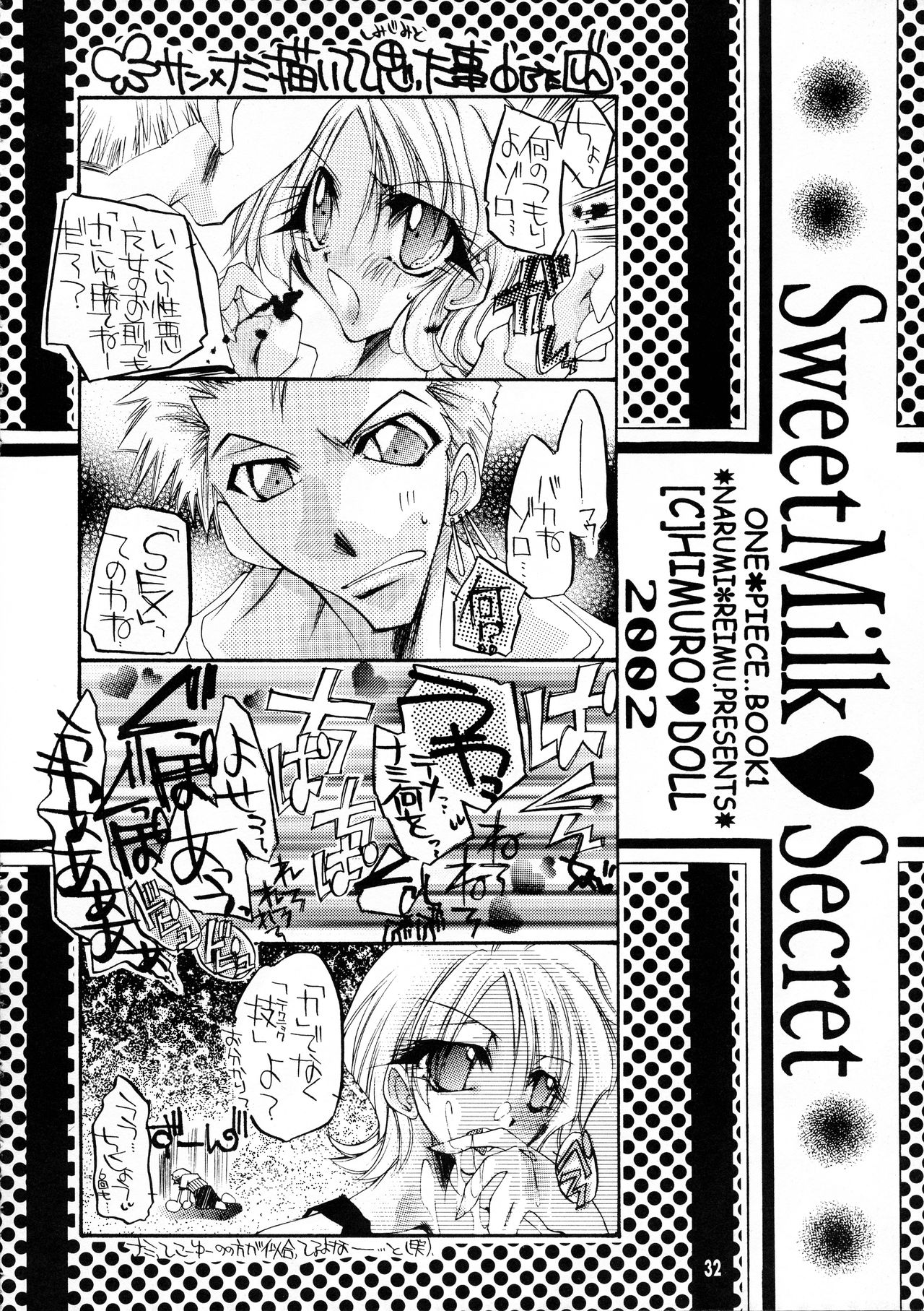 [Himuro DOLL (Narumi*Reimu)] Sweet Milk Secret (ONE PIECE) page 28 full