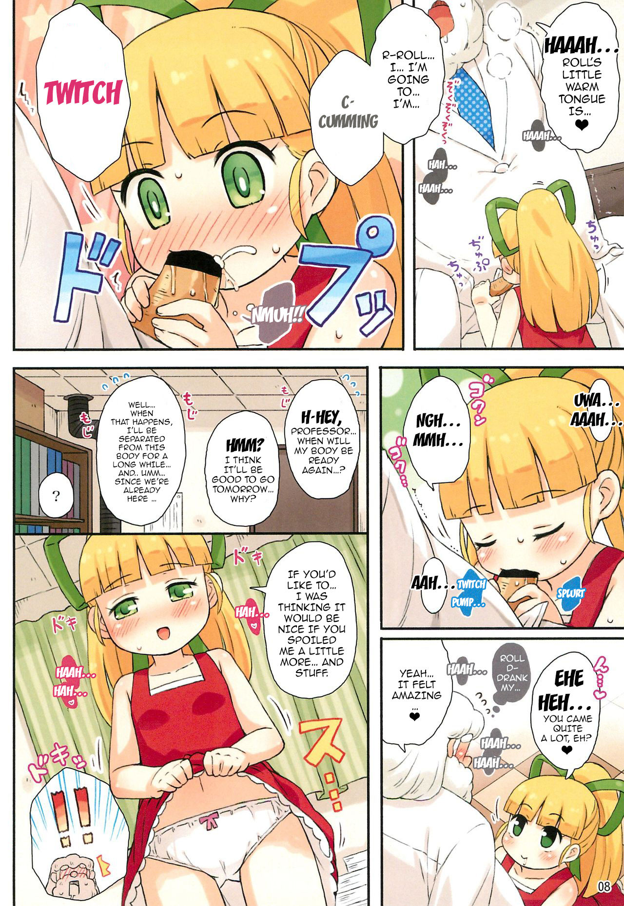 (Puniket 31) [Momomoya (Mizuno Mumomo)] Roll-chan to Hakase no Nichijou (Megaman) [English] [Bangorl+Mistersoftee] page 8 full