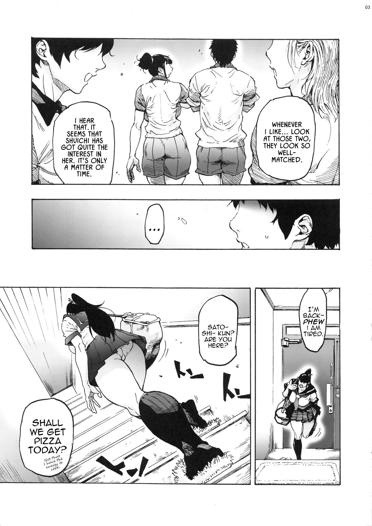 [Coochy-Coo (Bonten)] My Childhood friend is a JK Ponytailed Girl | With Aki-Nee 2 | AkiAss 3 | Trilogy [English] {Stopittarpit} page 26 full