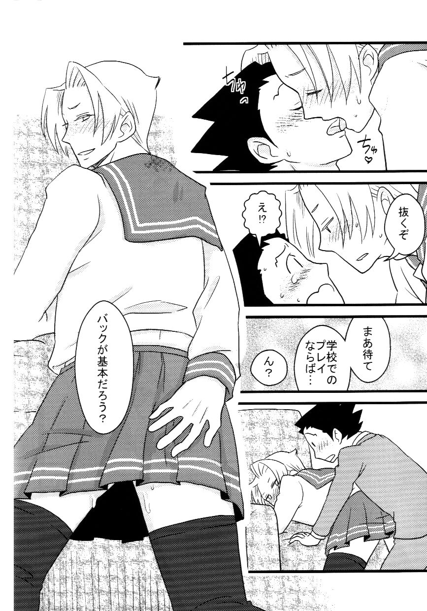 (Sabaki no Niwa 17) [Meteora (Ryuu)] M. L Kenji wa Kanojona no ka? Saishuu Kichiku Bengoshi Naruhodou. R (Gyakuten Saiban) page 25 full