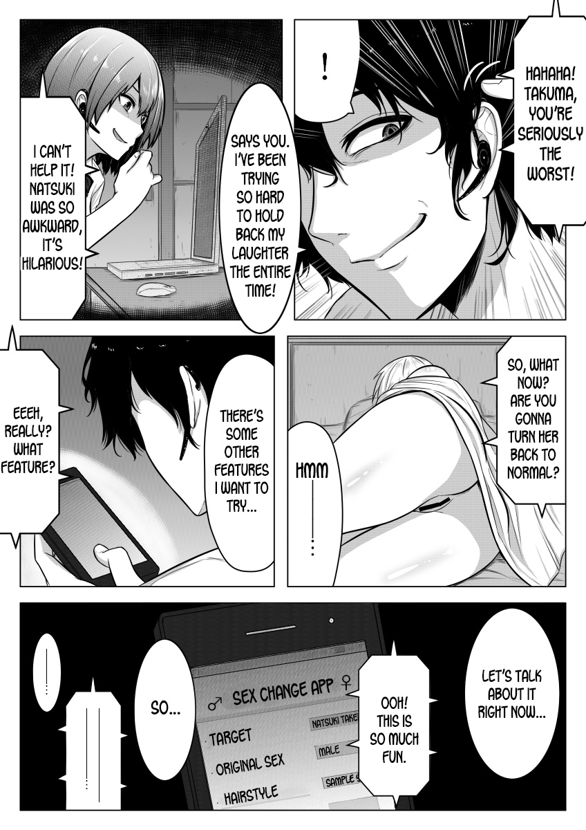 [Midnight Muumus (Giu)] Nyotaika! Hankyousei Bitch!? [English] [desudesu] page 28 full