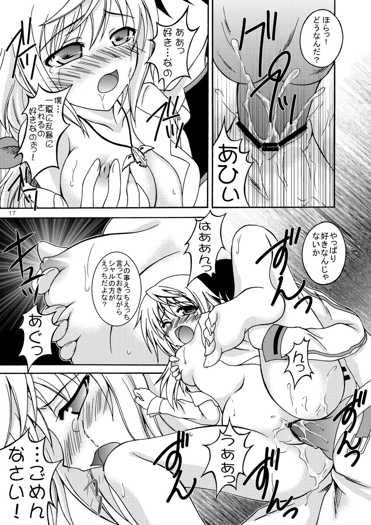 [Red Ribbon Revenger (Hayama, Kamihara Mizuki, Makoushi)] Ore to Char ga Konna ni Midareru Wake ga nai (IS <Infinite Stratos>) page 16 full