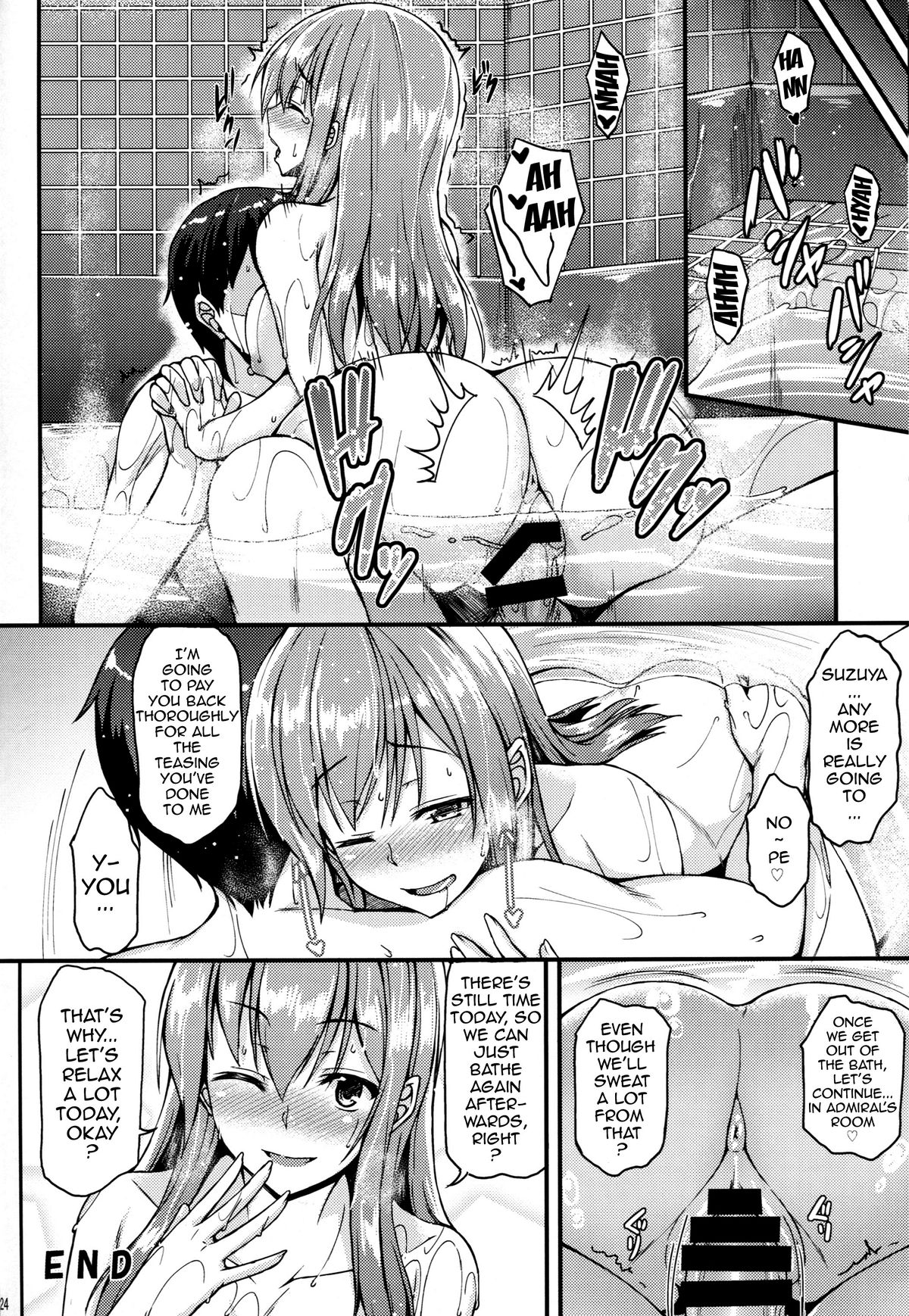 (C86) [Tonpuuratei (Saemon)] Suzuya to Ichaicha Shitai!! | I Want to Flirt With Suzuya!! (Kantai Collection -KanColle-) [English] [Doujin-Moe] page 23 full