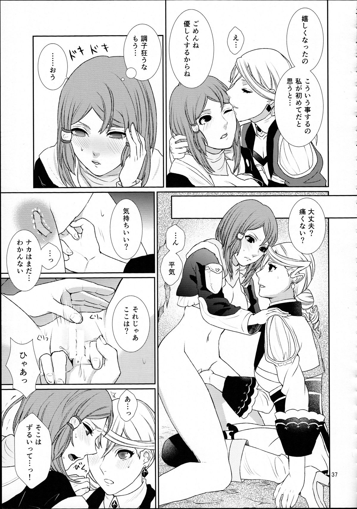 (C89) [3egg (Meriko)] Sennyuu Chishiki to Setsuju (Tales of Zestiria) page 37 full