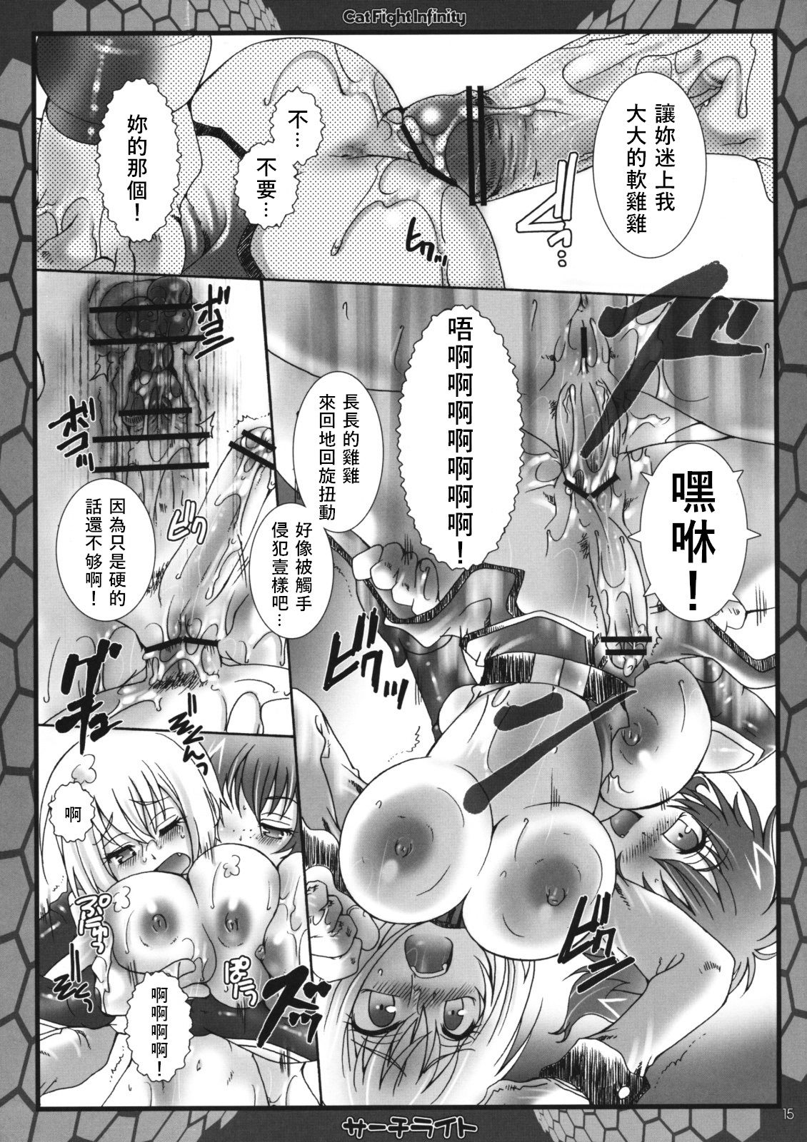 (Futaket 5) [Search-Light (Kurosaki Kotora)] CatFight Infinity (Kidou Senshi Gundam 00) [Chinese] [v.v.t.m汉化组] page 11 full