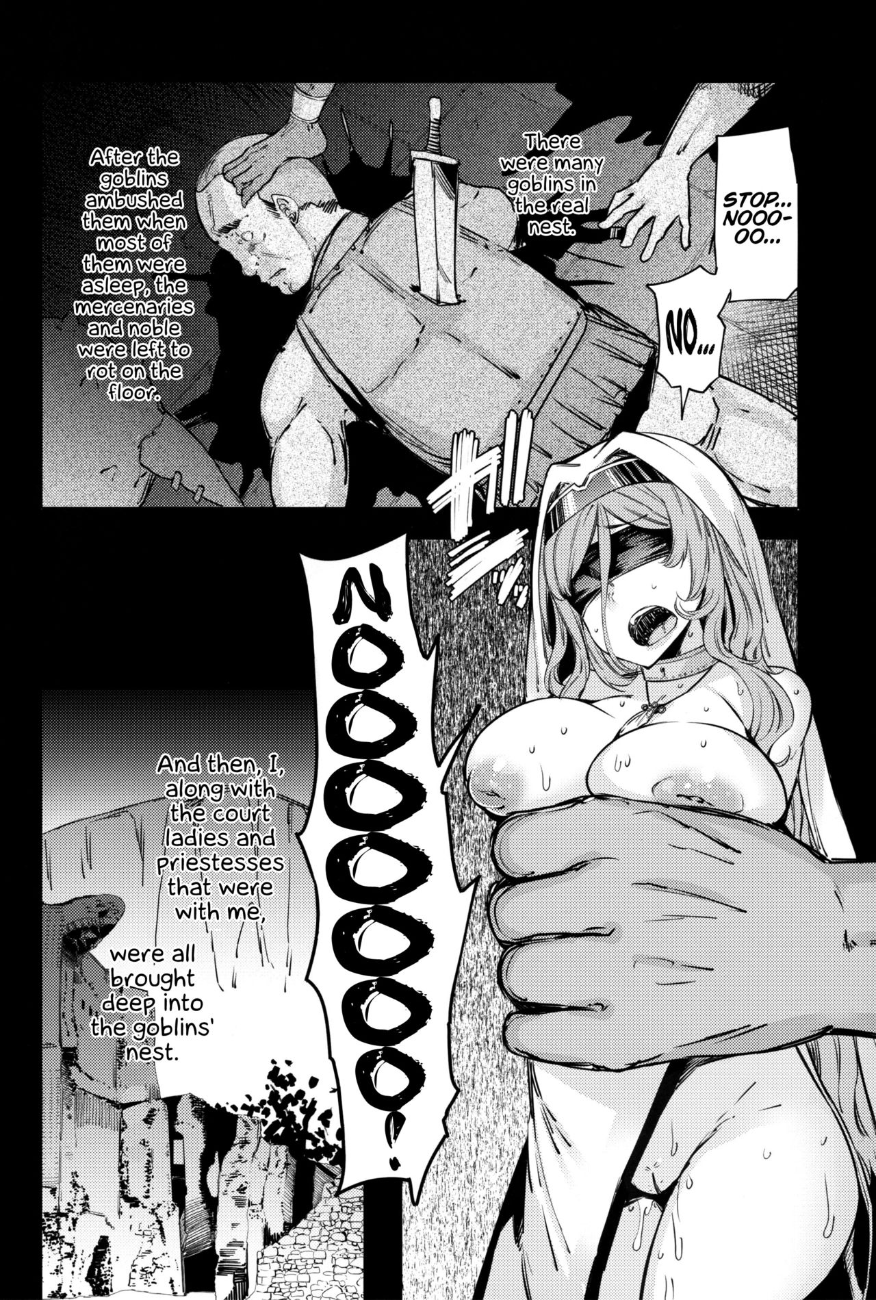 (C95) [Furansowa (EBA)] Sanku no Otome Zenpen (Goblin Slayer) [English] {Hennojin} [Decensored] page 27 full