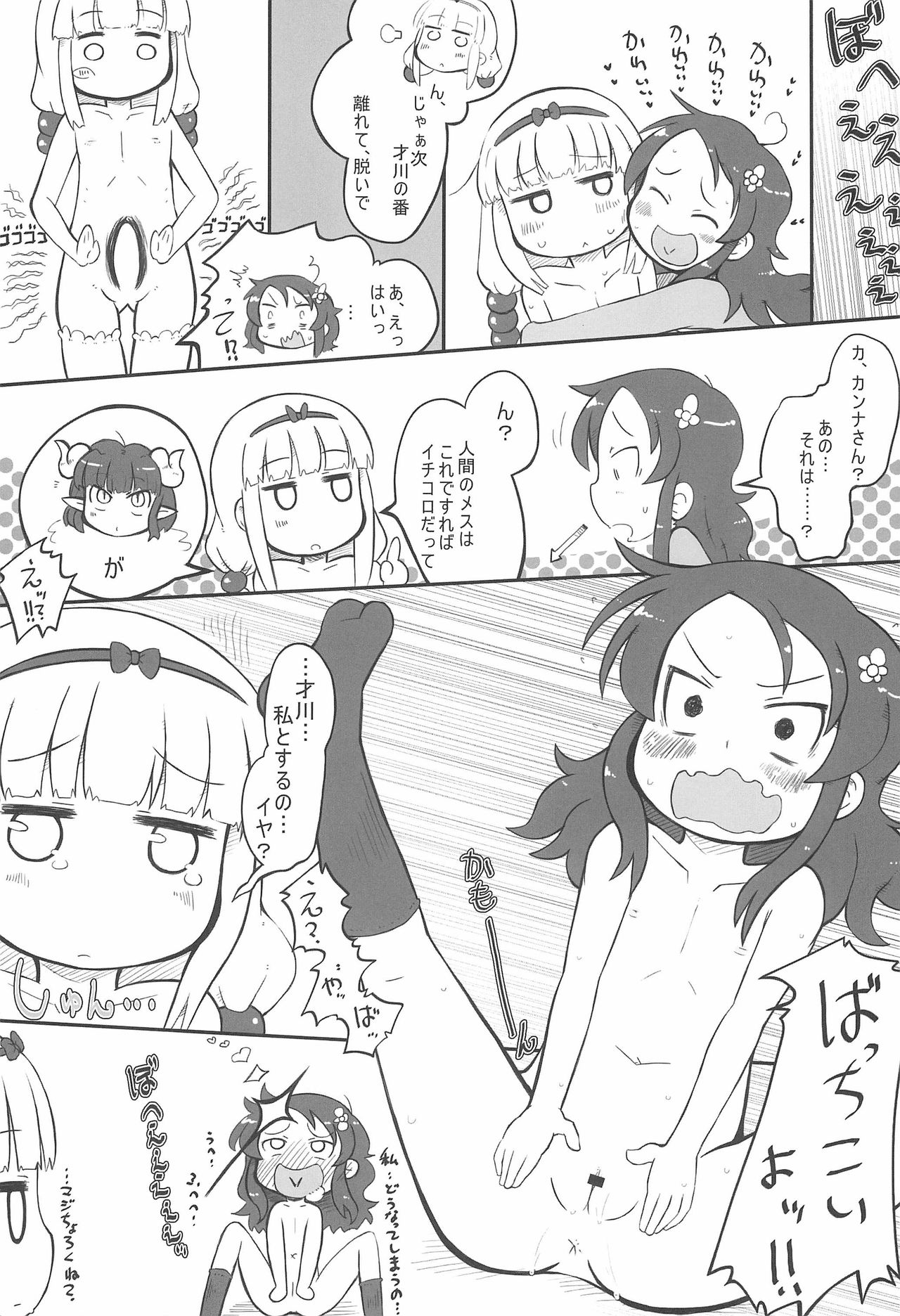 (Puniket 35) [Kanmidokoro USB (Furiri)] Dragon Milk Gaufrette (Kobayashi-san-chi no Maid Dragon) page 5 full