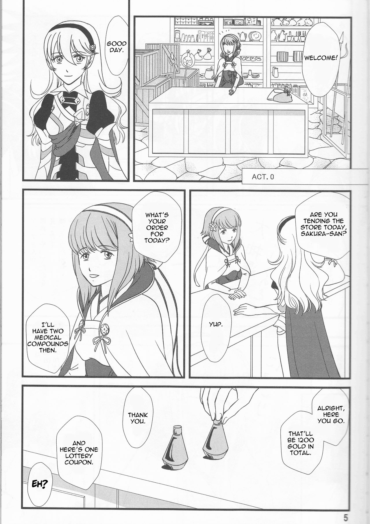 (C90) [Puratina no Sakana (Orihara Kotone)] Nangoku e Youkoso (Fire Emblem if) [English] [cedr777] page 5 full