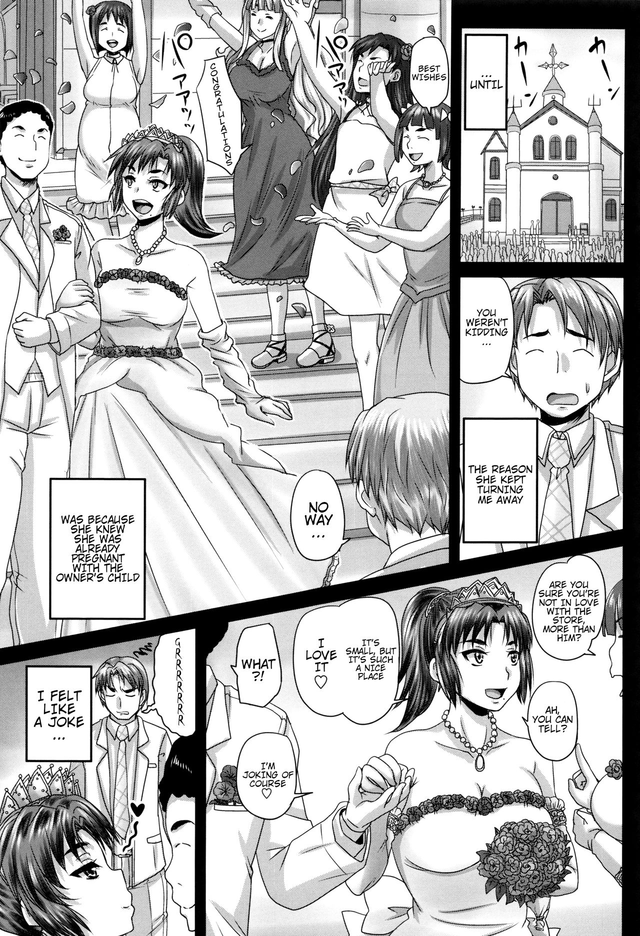 [Nozarashi Satoru] Kissa Hitozuma Nikudorei | Married Meat Slave Cafe [English] [H-Konbini] page 206 full