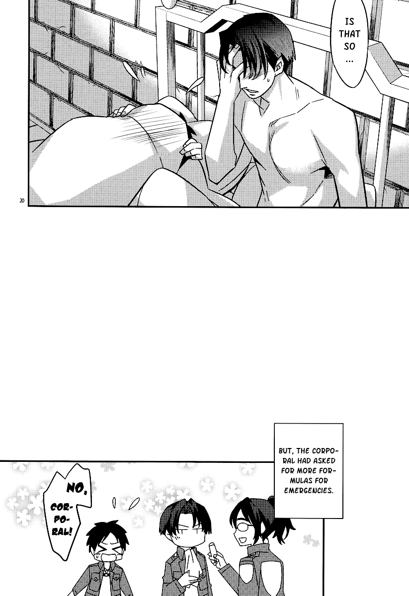 (Hekigai Chousa Haku) [Crazy9 (Ichitaka)] Saishuu Heiki 180cm-kyuu Heichou (Shingeki no Kyojin) [English] [Yaoi-Sei] [Decensored] page 19 full