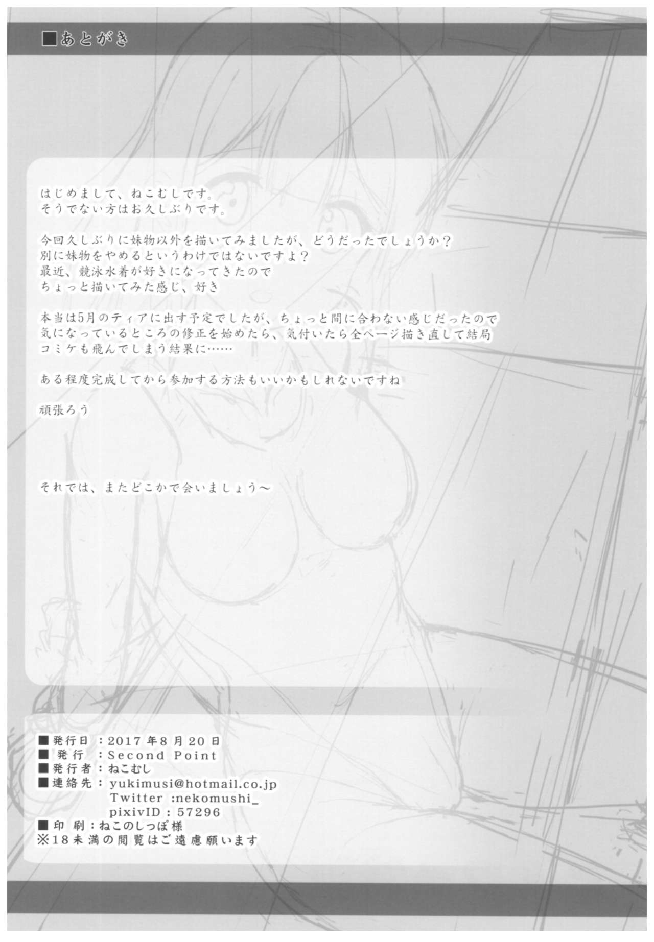 (COMITIA121) [Second Point (Nekomushi)] Himitsu no Tokkun page 21 full