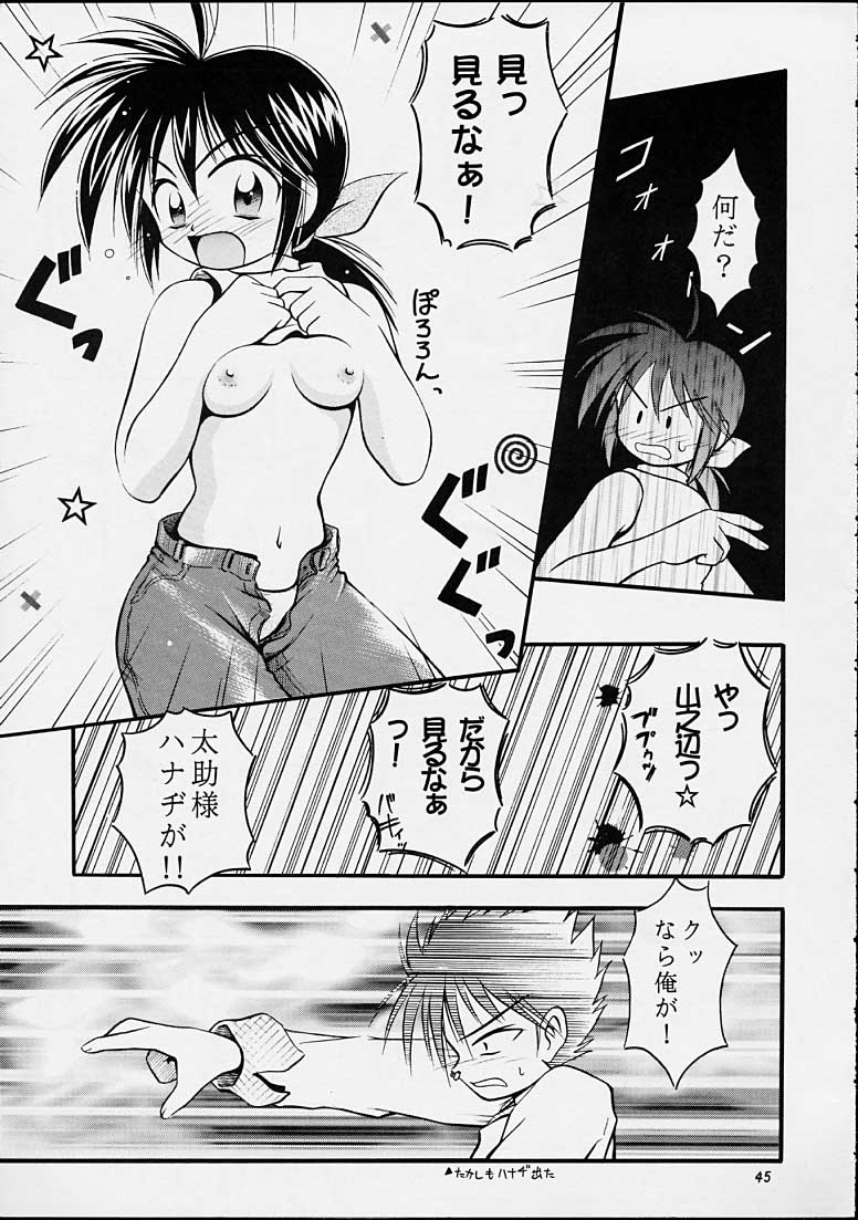 (C55) [Riroland (Kuuya,  Satomi Hiroyuki)] Chanto Chanto no Rinshan Kaihou! (Mamotte Shugogetten, Sorcerous Stabber Orphen) page 44 full