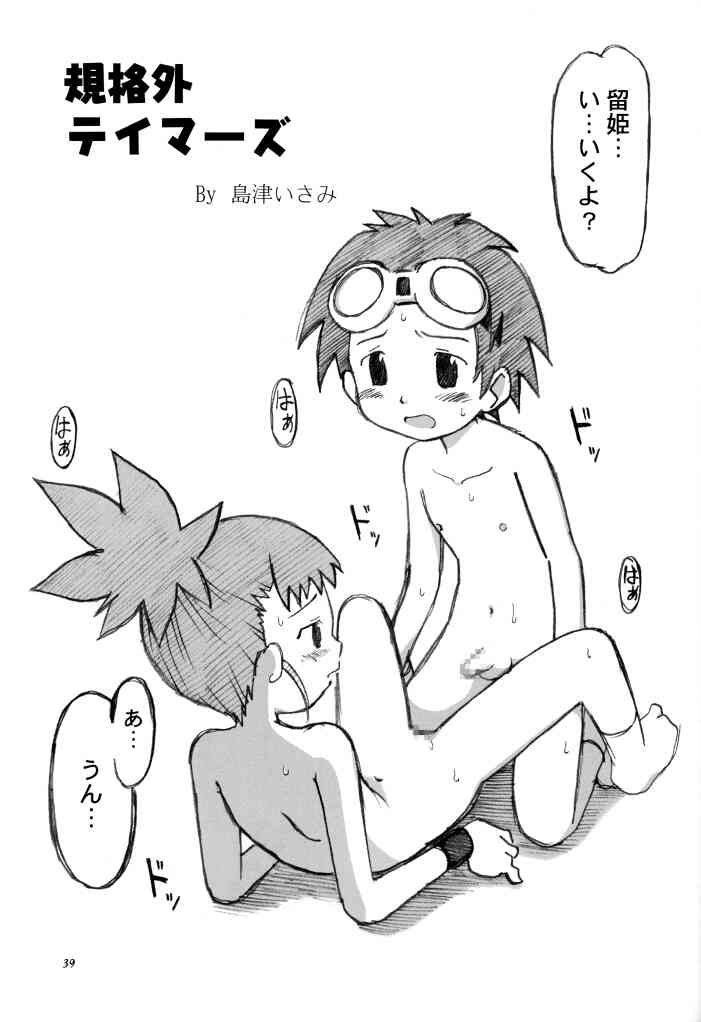 [Ukkaridou (Inari Satsuki, Shimazu Isami)] Love Love Funny (Digimon Adventure 02) page 38 full