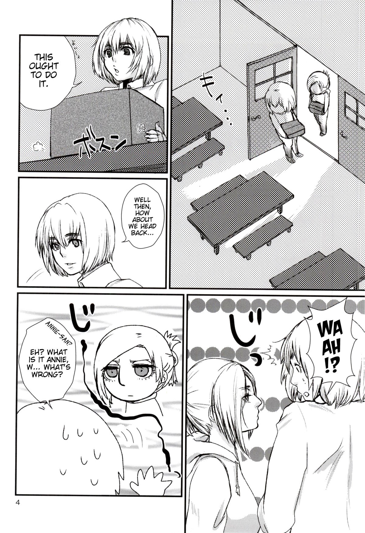 (C86) [Empty Room (Sanada)] Lion sudden change (Shingeki no Kyojin) [English] [EHCove] page 3 full