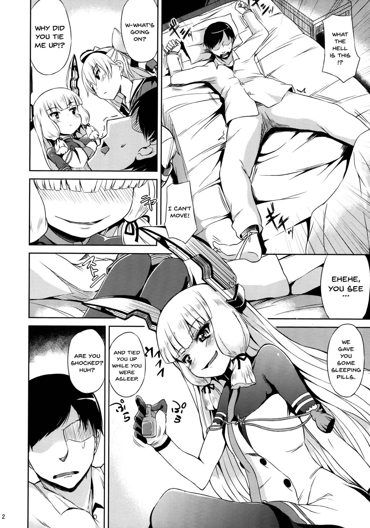 (Houraigekisen! Yo-i! 25Senme) [Mizuwari Neko (Toyo)] Futari wa Yomekan!! | You Two Will Be My Wife Ships!! (Kantai Collection -KanColle-) [English] {Doujins.com} page 3 full