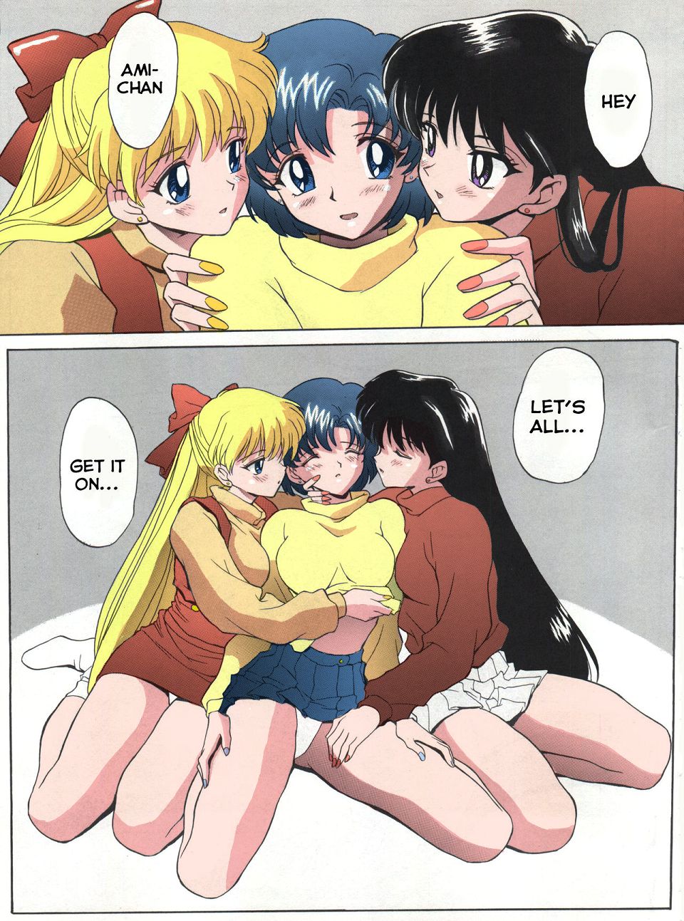 (C49) [Nakayohi (Mogudan)] Evagelimoon (Bishoujo Senshi Sailor Moon) [English] [Colorized] [Incomplete] page 1 full