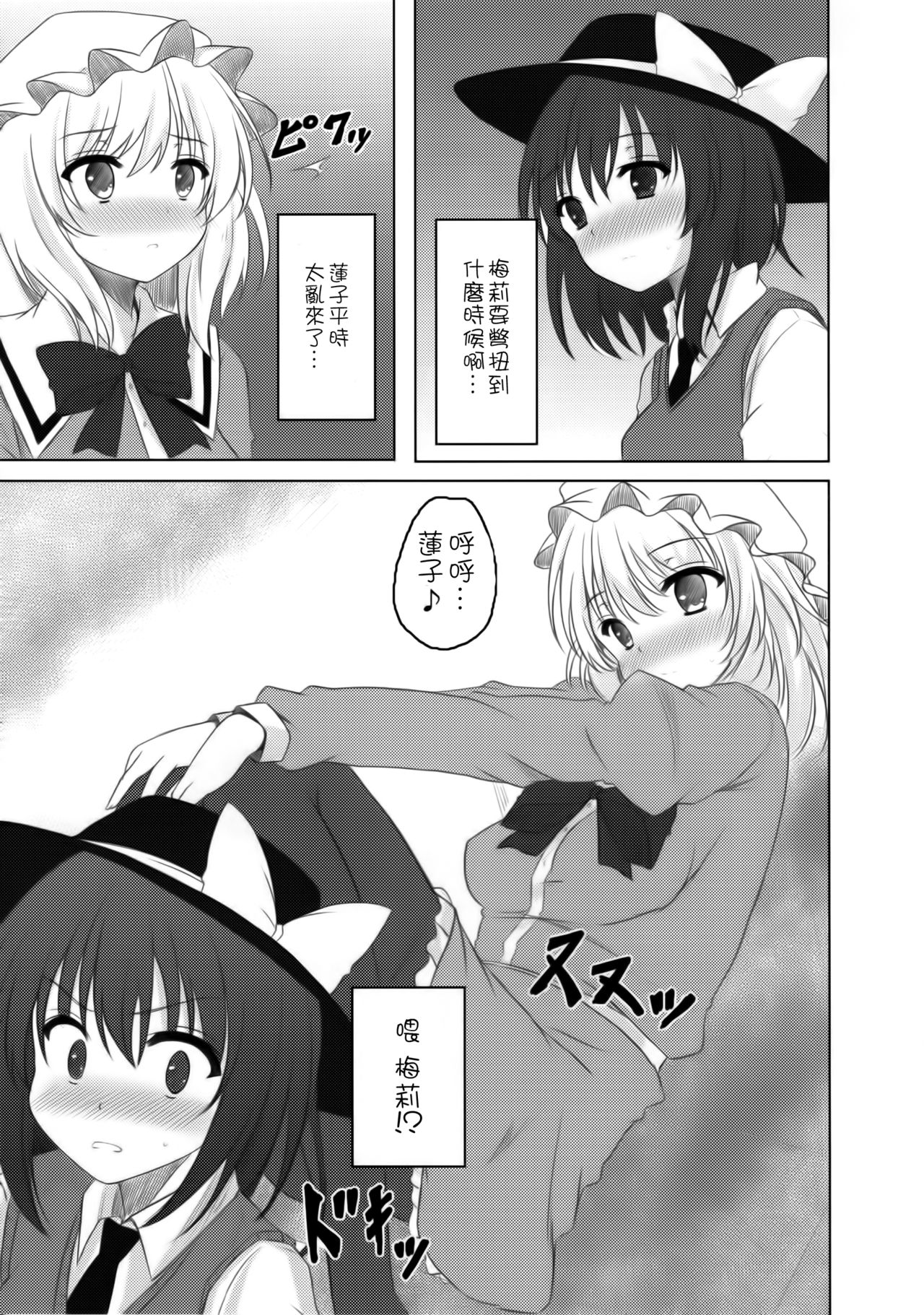 (C87) [Aki no Yonaga ni Yoiyami ni (Nagatsuki Rio)] Kyoukai no Mukougawa (Touhou Project) [Chinese] [Kanade汉化组] page 6 full