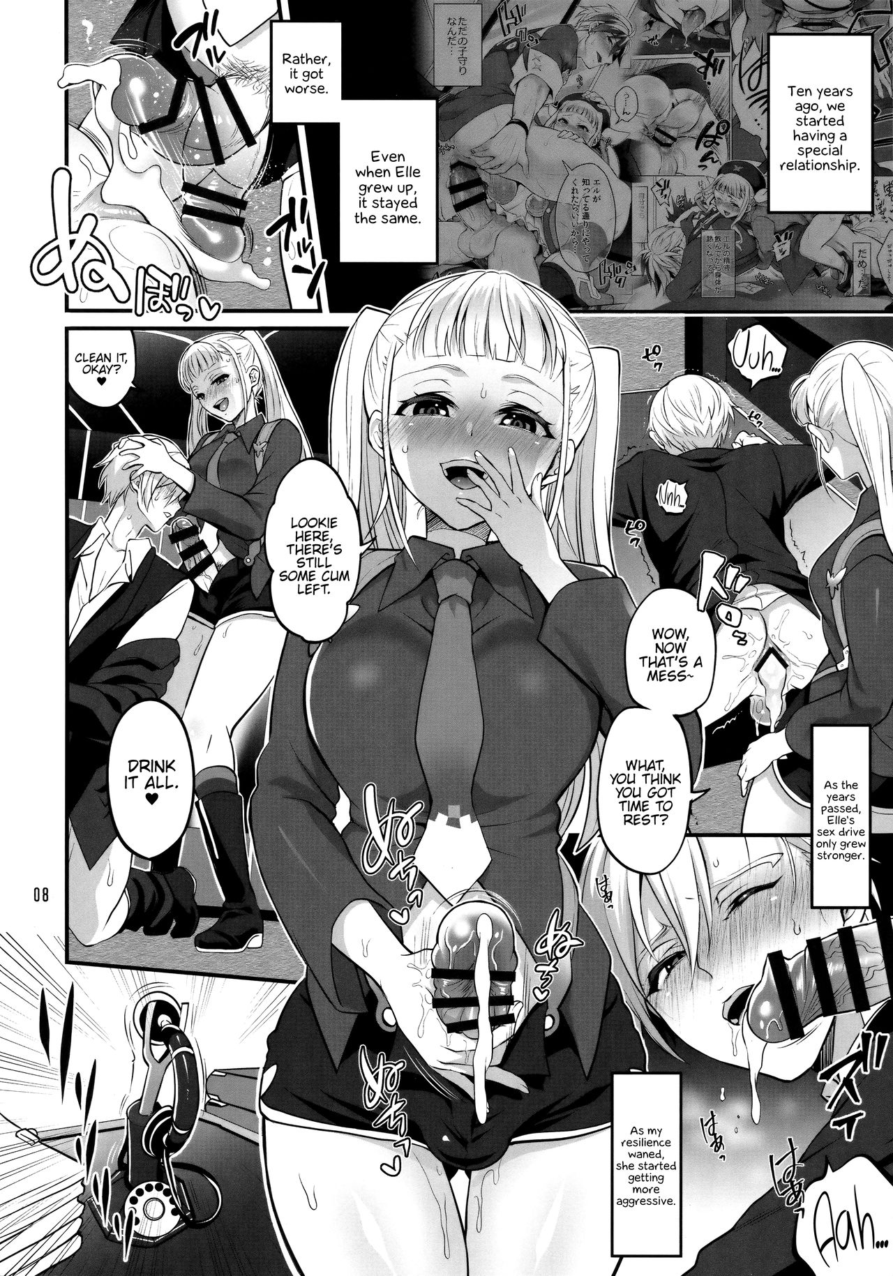 (C96) [Temparing (Tokimachi Eisei)] Otona ni Natte mo Kawarazu Futanari Elle ni Furimawasareru! (Tales of Xillia 2) [English] {Hennojin} page 7 full