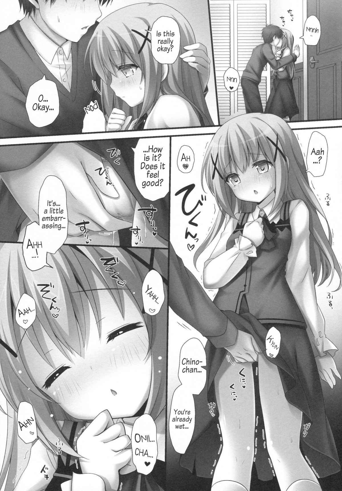 (SC2015 Autumn) [KINOKONOMI, Murasakiiro no Yoru (kino, Murasaki*)] Gochuumon wa Hatsukoi desu ka? (Gochuumon wa Usagi desu ka?) [English] [AkazaChan] page 4 full