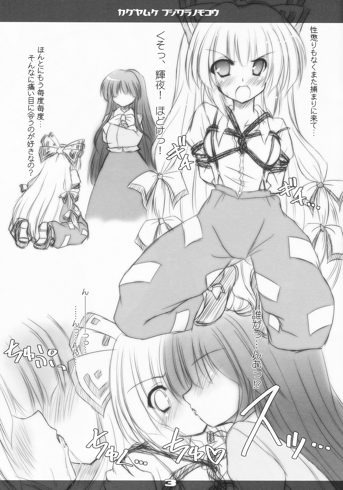 [Reverse Noise (Yamu)] Kaguya Muke Fujiwara no Mokou (Touhou Project) page 3 full