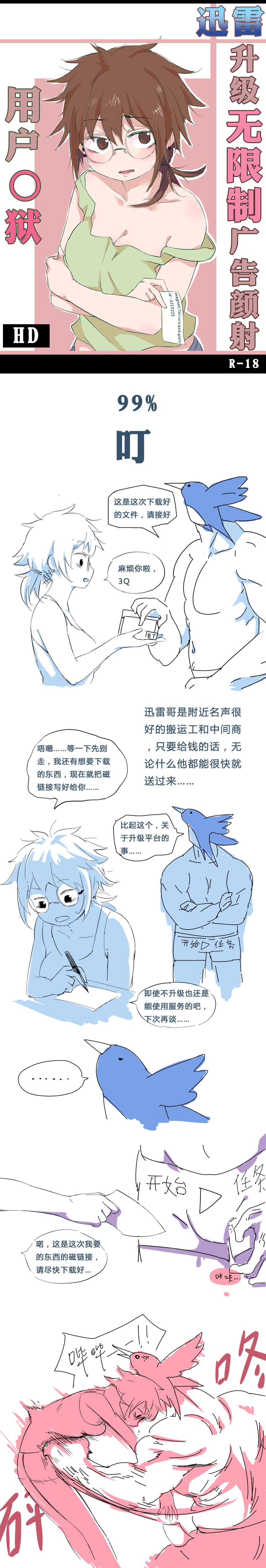 [Dongfang] 用户奸狱 ~迅雷升级の无限制广告颜射~ (Chinese) page 2 full