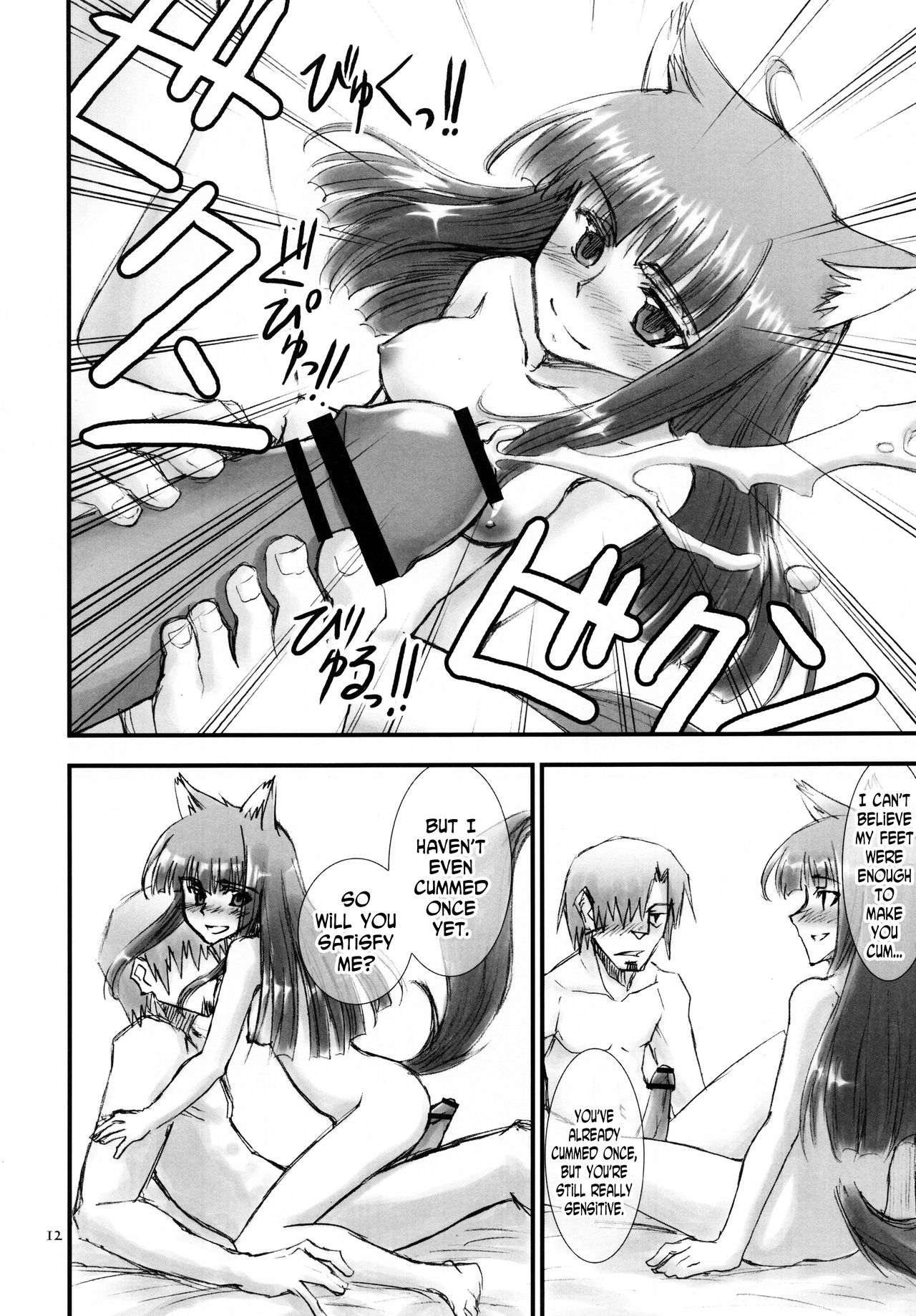 (Mimiket 18) [Wiz's Studio (Tooyama Hirohito)] Ookami no Amai Mitsu | The Wolf's Sweet Nectar (Spice and Wolf) [English] [N04h] page 12 full