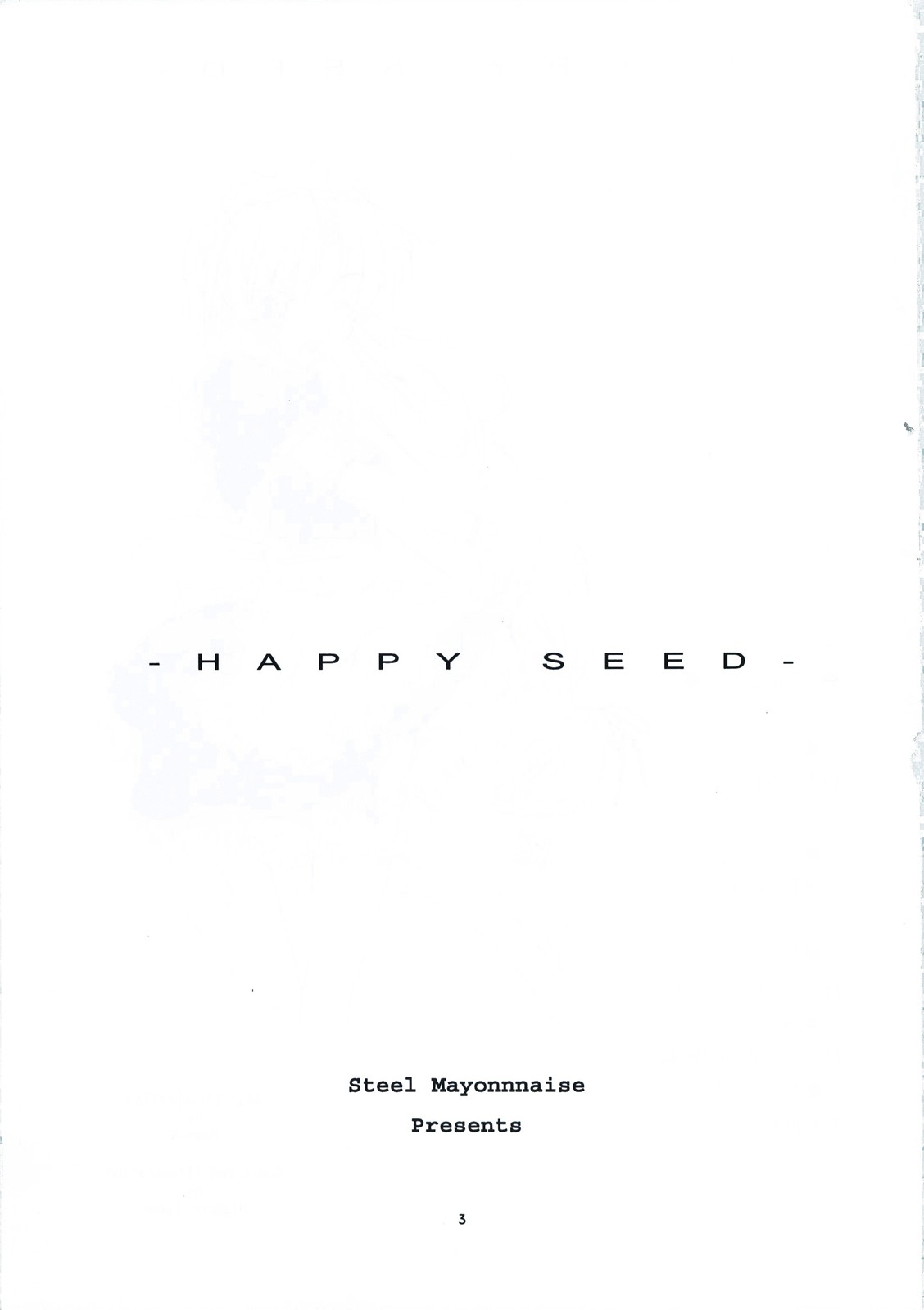 [Steel Mayonnaise (Higuchi Isami)] Happy Seed page 3 full