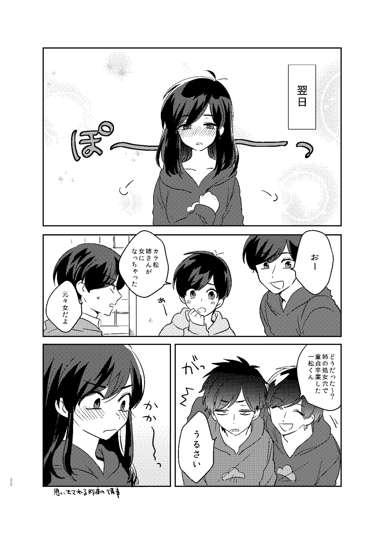 [Kuusou Post (Naruse Makoto)] Karamatsu Nee-san no Sex Appeal (Osomatsu-san) [Digital] page 23 full