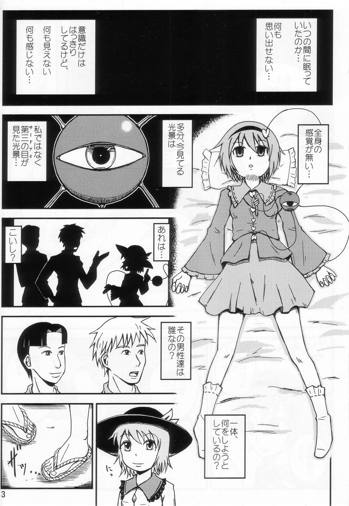 (Kouroumu 9) [FLATTWELVE (naochi)] Satorin Mukan Ryoujoku (Touhou Project) page 3 full