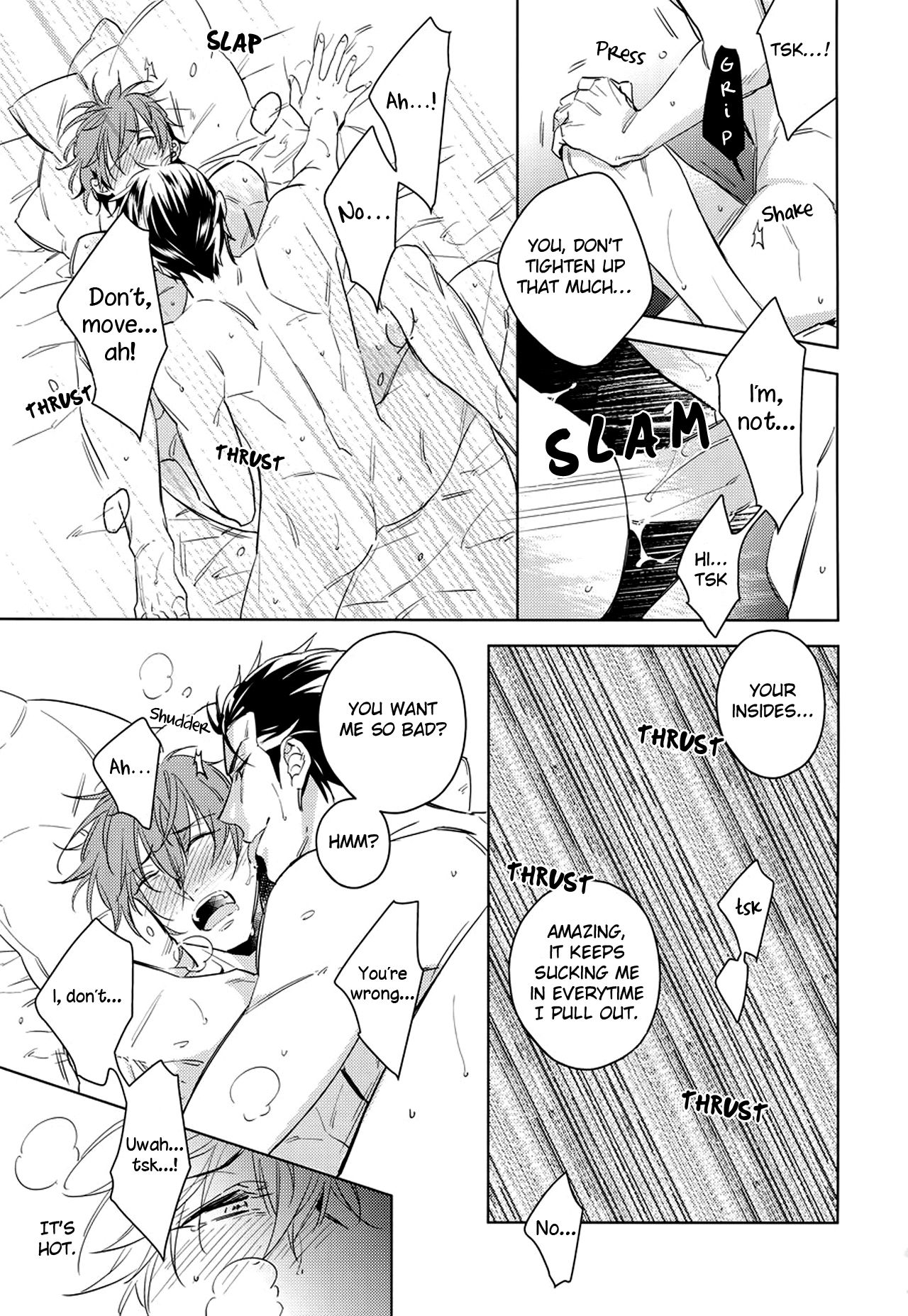 (C92) [URO (Akatsuki Amama)] Saitou-kun to 190-cm no Otoko. [English] page 14 full