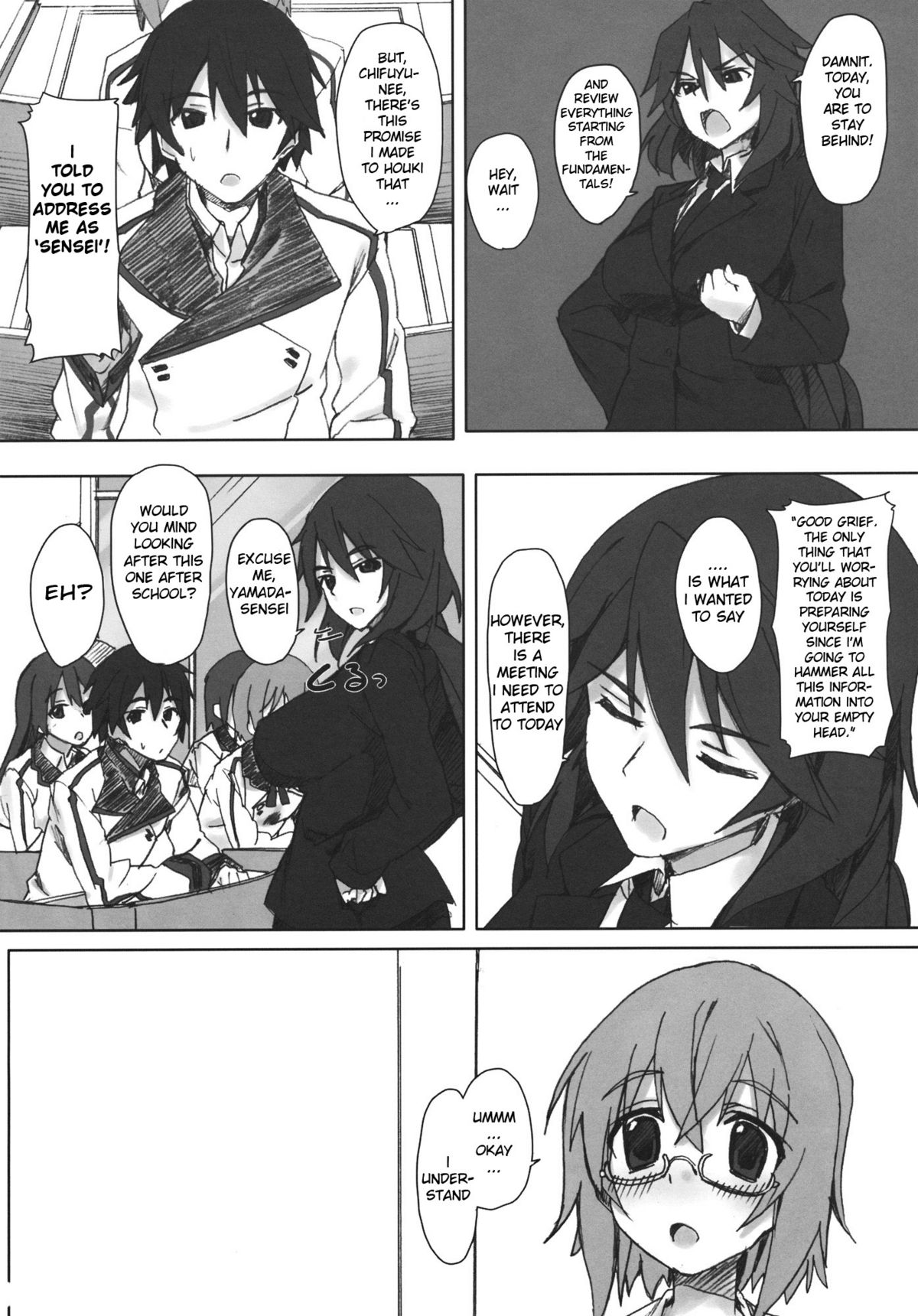 (C80) [Atsuya Kougyou (Kaisen Chuui)] YIH (IS <Infinite Stratos>) [English] [life4Kaoru] page 3 full