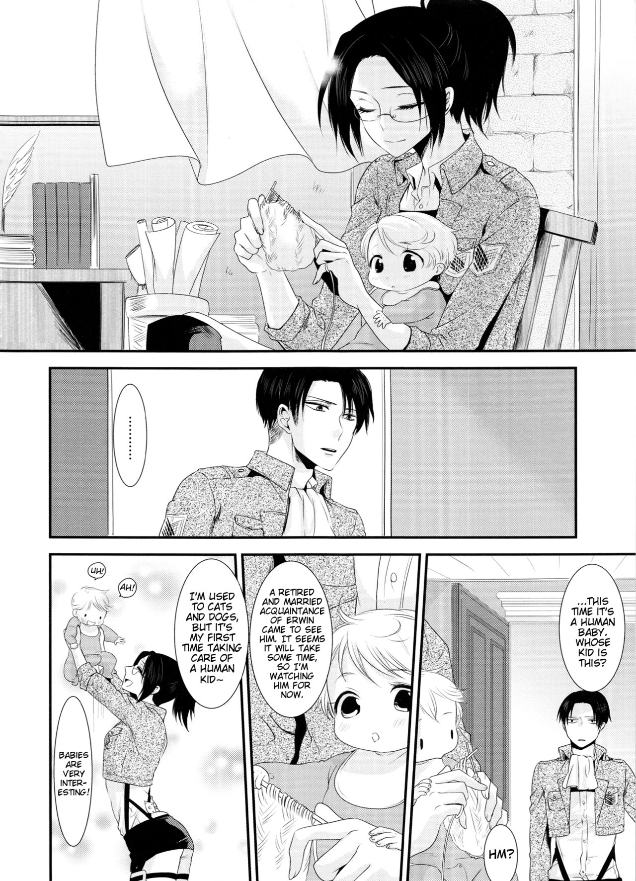 (C86) [Kiseki (Kisaki Noa)] kiss me once again 1-2 (Shingeki no Kyojin) [English] [Ongoing] [EHCove] page 16 full