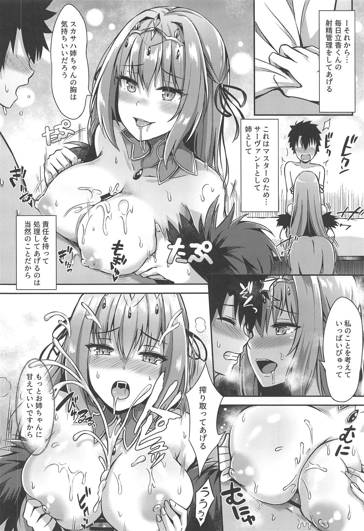 (COMIC1☆14) [Koniro Kajitsu (Konka)] Scathach Nee-chan ga Kanri Shite Ageyou (Fate/Grand Order) page 12 full