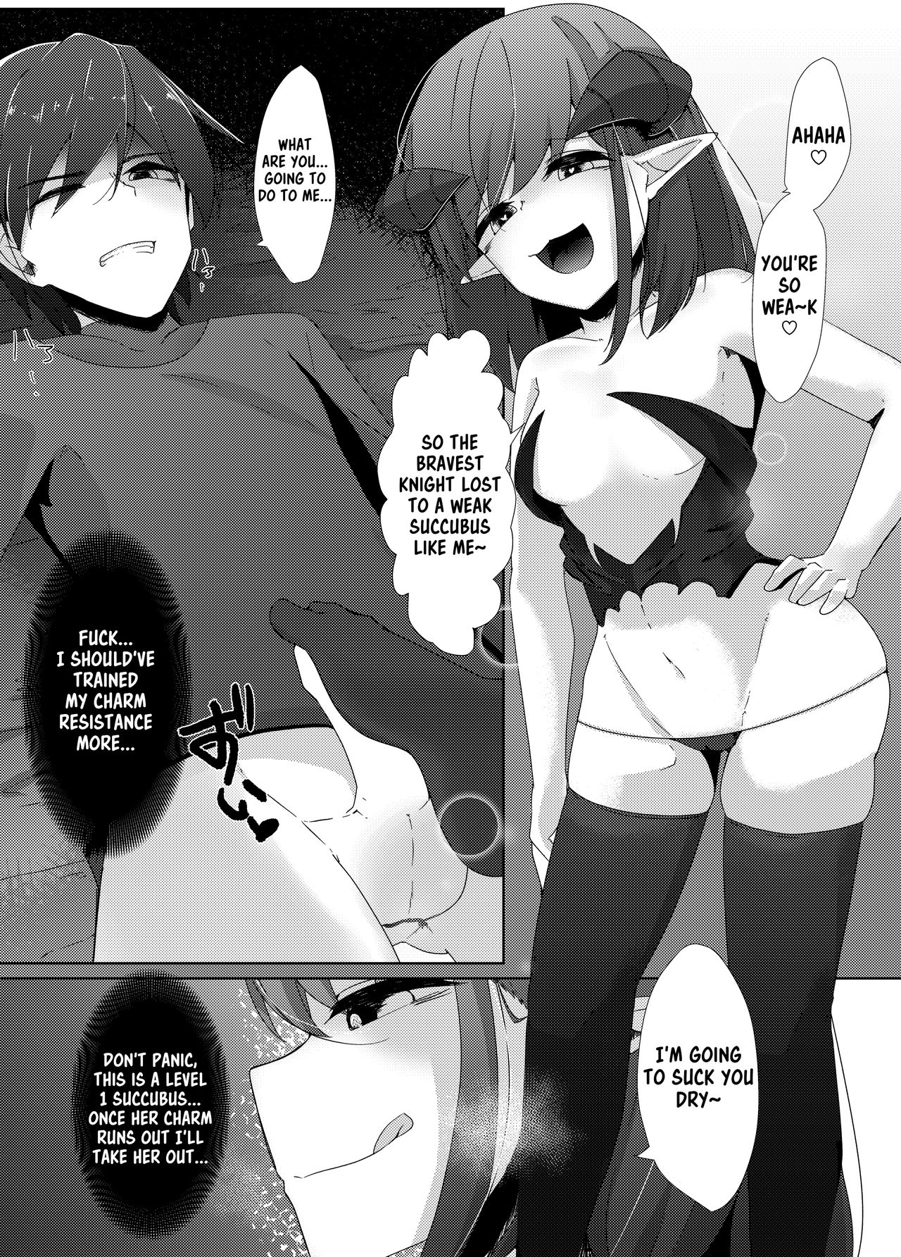 [Koyume Iori (Kazakami Sudare)] Saitei Level datta Succubus ga Saikou Level datta Yuusha-kun kara Jinsei no Subete o Shiboritoru Hanashi [English] [Kappasa] [Digital] page 4 full