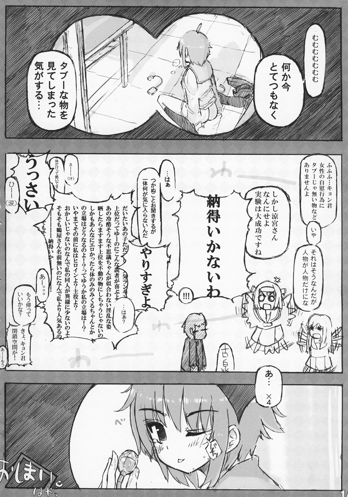 [Tenro no Kokoromi] Nagato ga hitori de shichau hon (The Melancholy of Haruhi Suzumiya) page 13 full