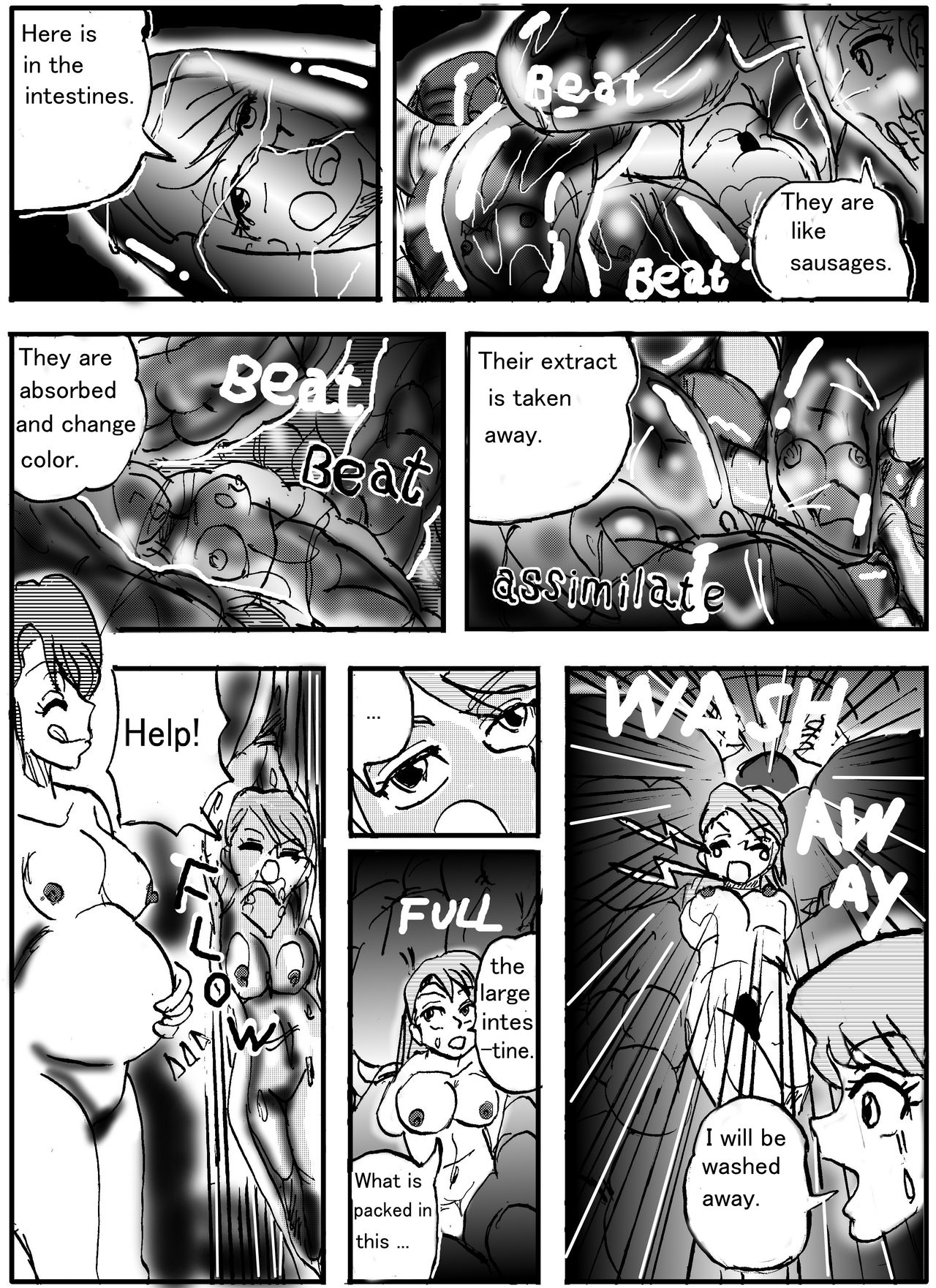 [Mashiba Kenta (Stuka)] The real vore of the gaintess & Man-sucking leech fear page 7 full