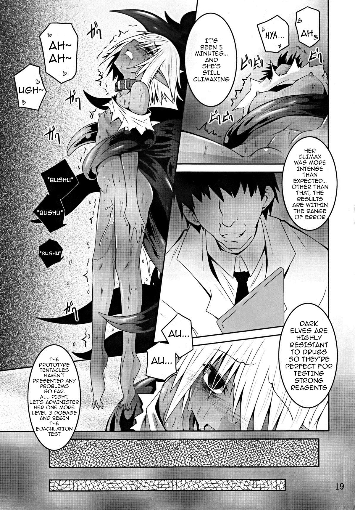 (C89) [Yoru no Benkyoukai (Fumihiro)] DARK ELF BREAKING [English] page 18 full