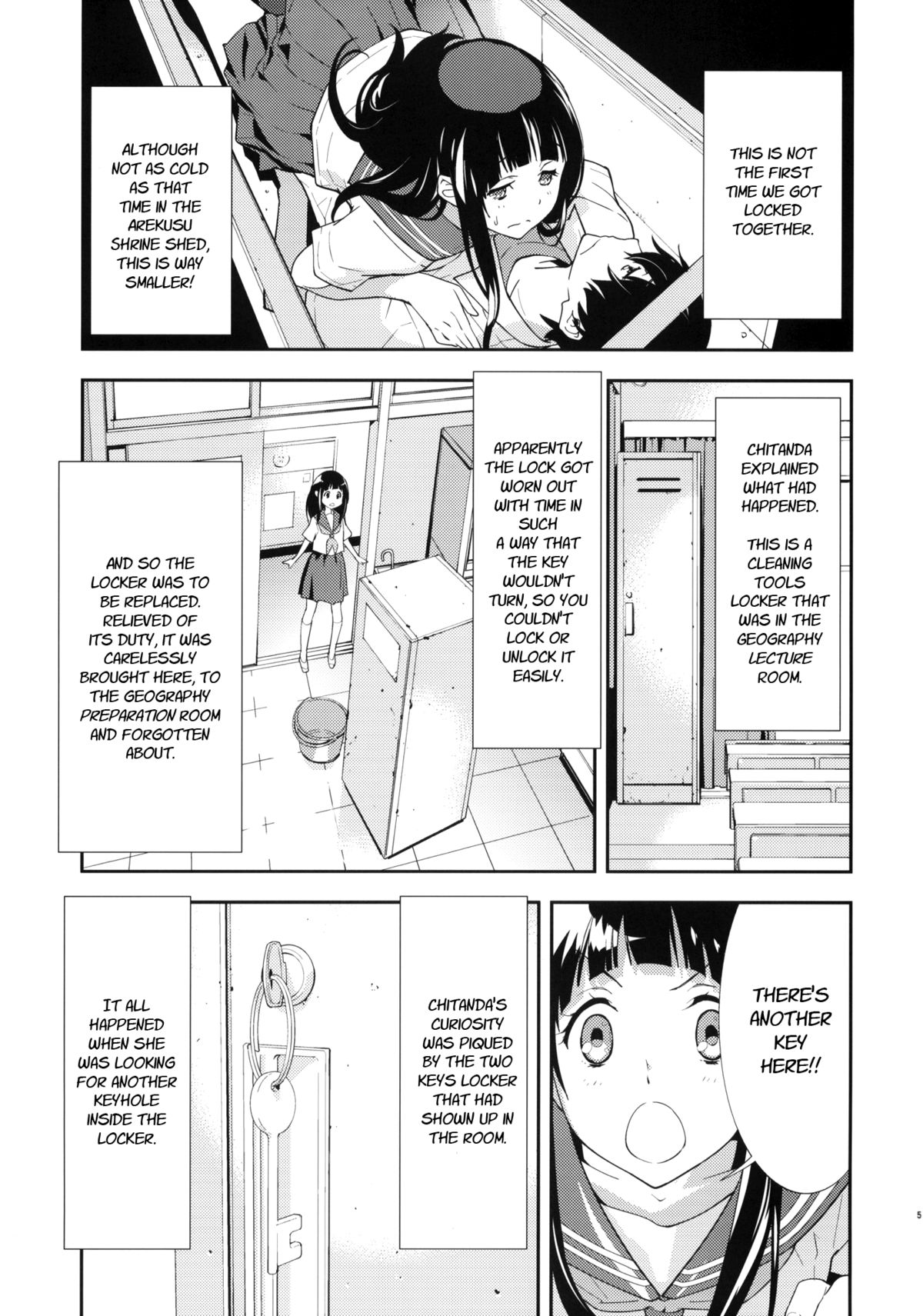 (C82) [Hapoi-Dokoro (Okazaki Takeshi)] Breath (Hyouka) [English] [NEOZEED] page 6 full