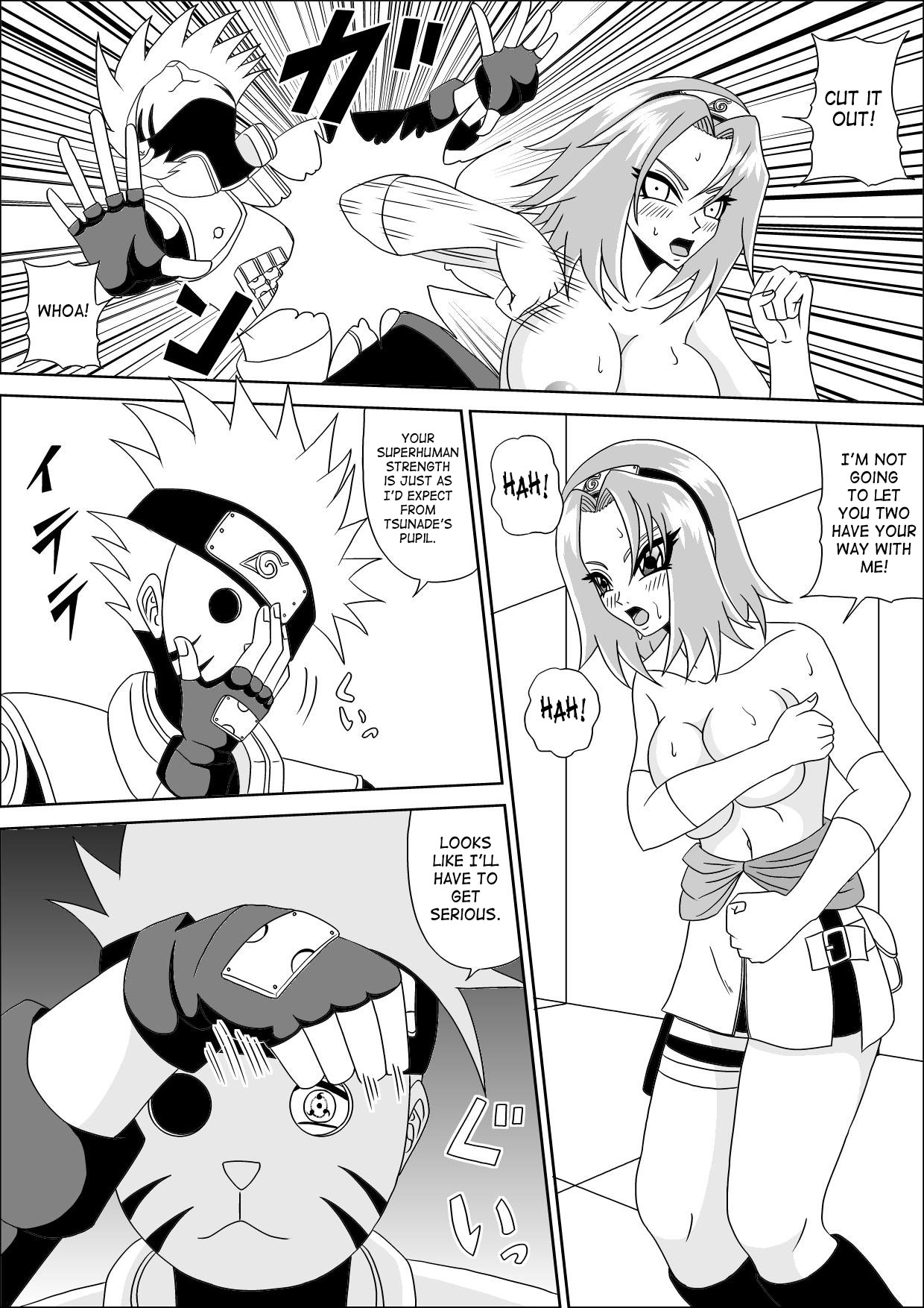 [Pyramid House (Muscleman)] Kunoichi Ryoujoku Tane Tsuki Shugyou | Kunoichi Disgrace Impregnation Training (Naruto) [English] {doujin-moe.us} page 7 full